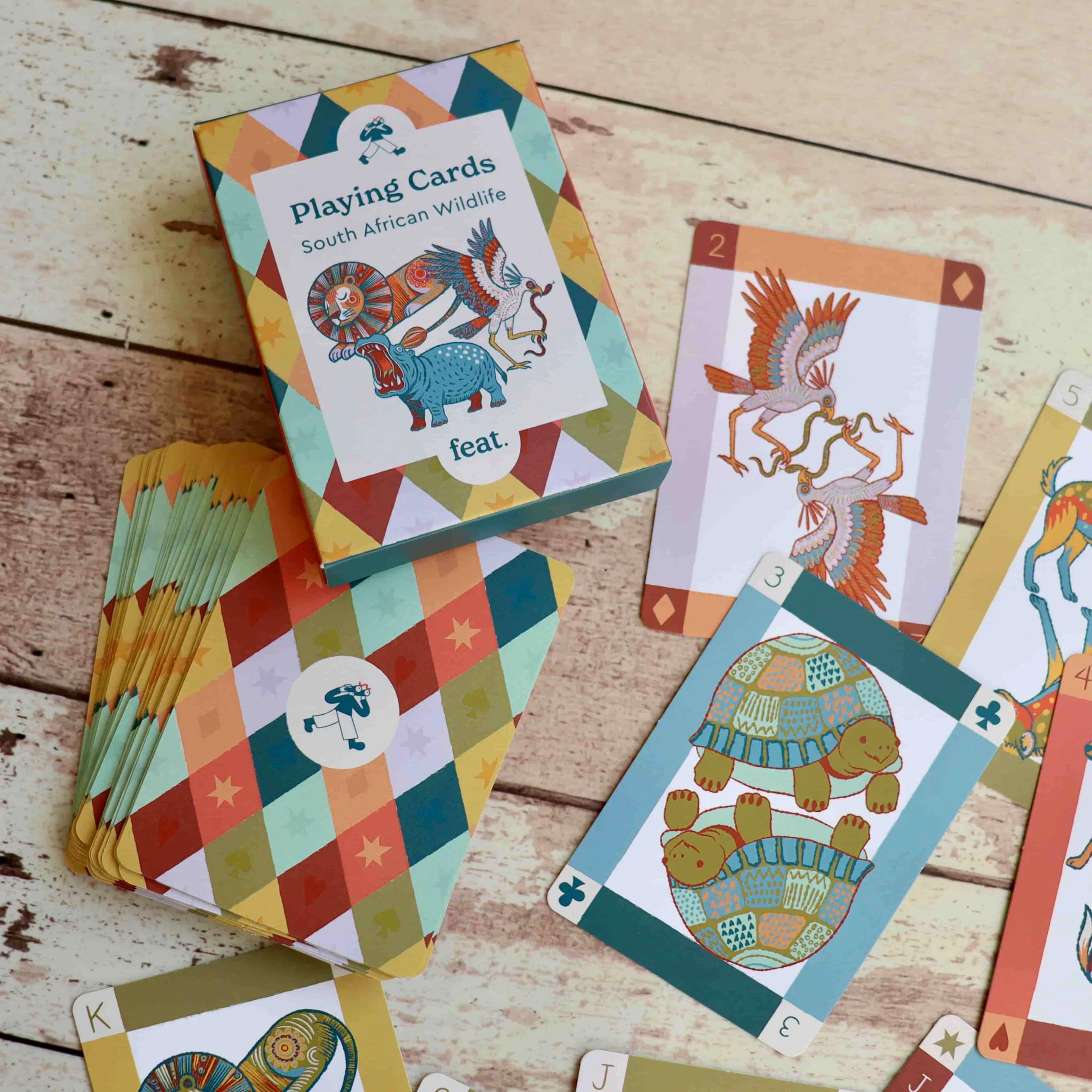 Feat - South African Wildlife Playing Cards