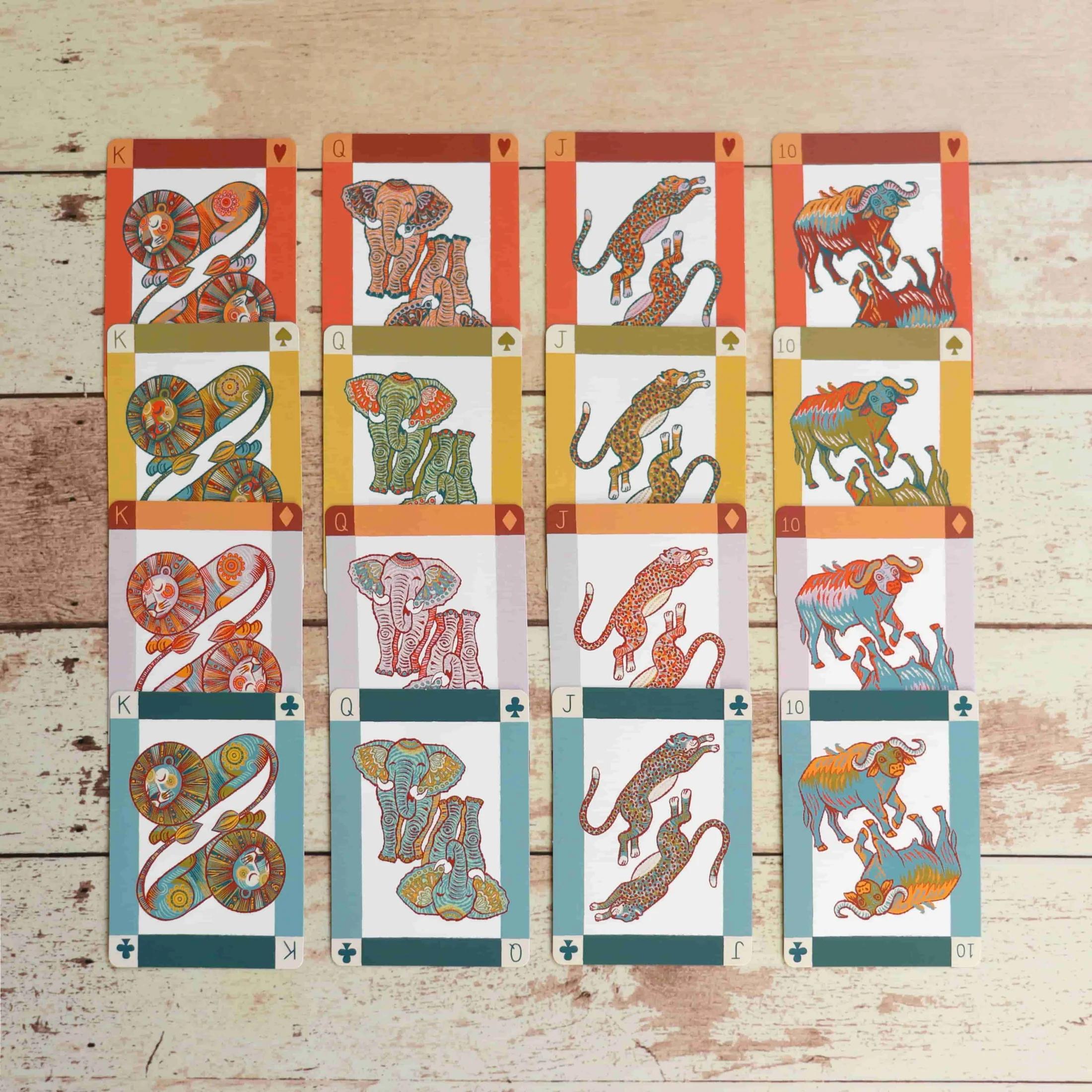 Feat - South African Wildlife Playing Cards