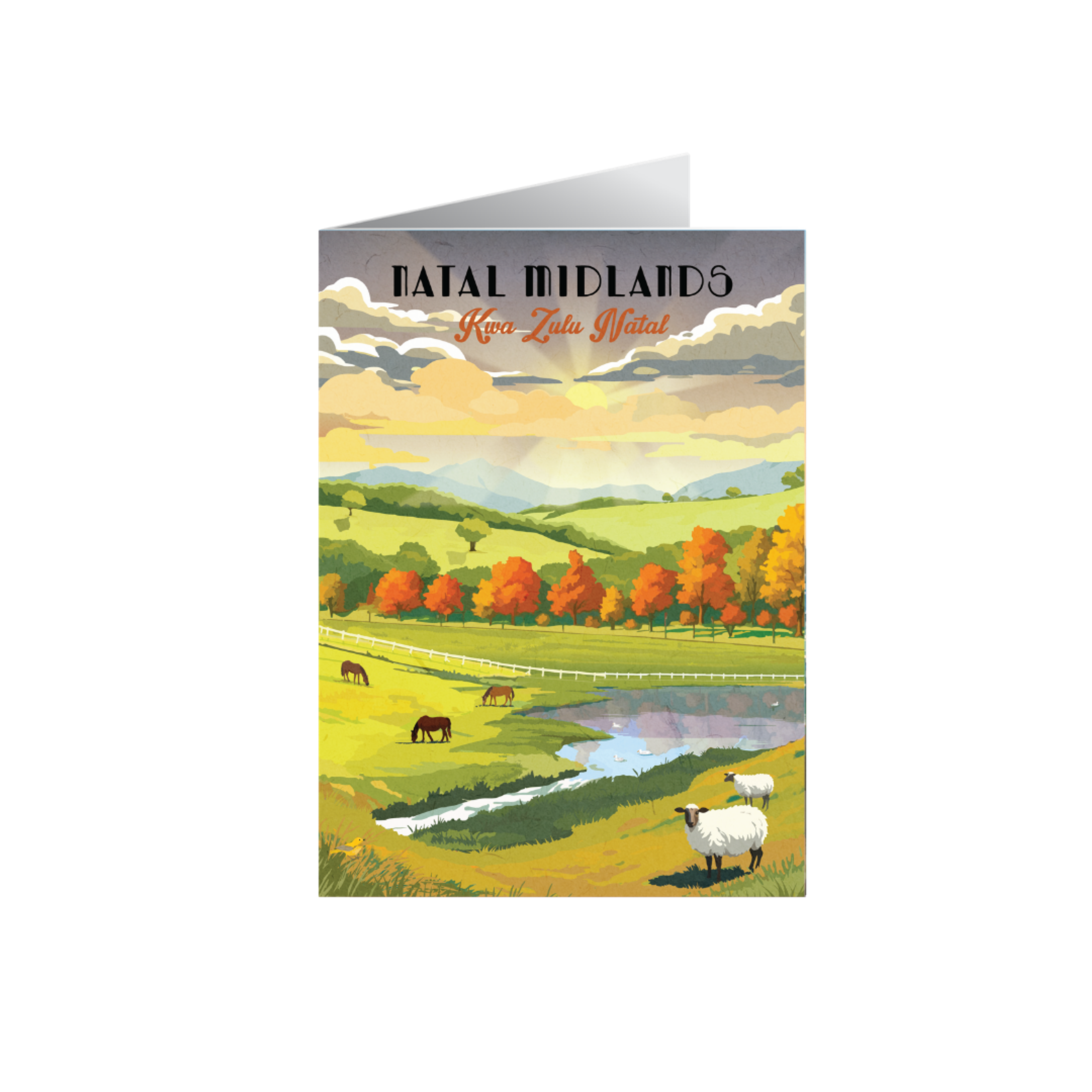 Natal Midlands Travel Poster — view 2