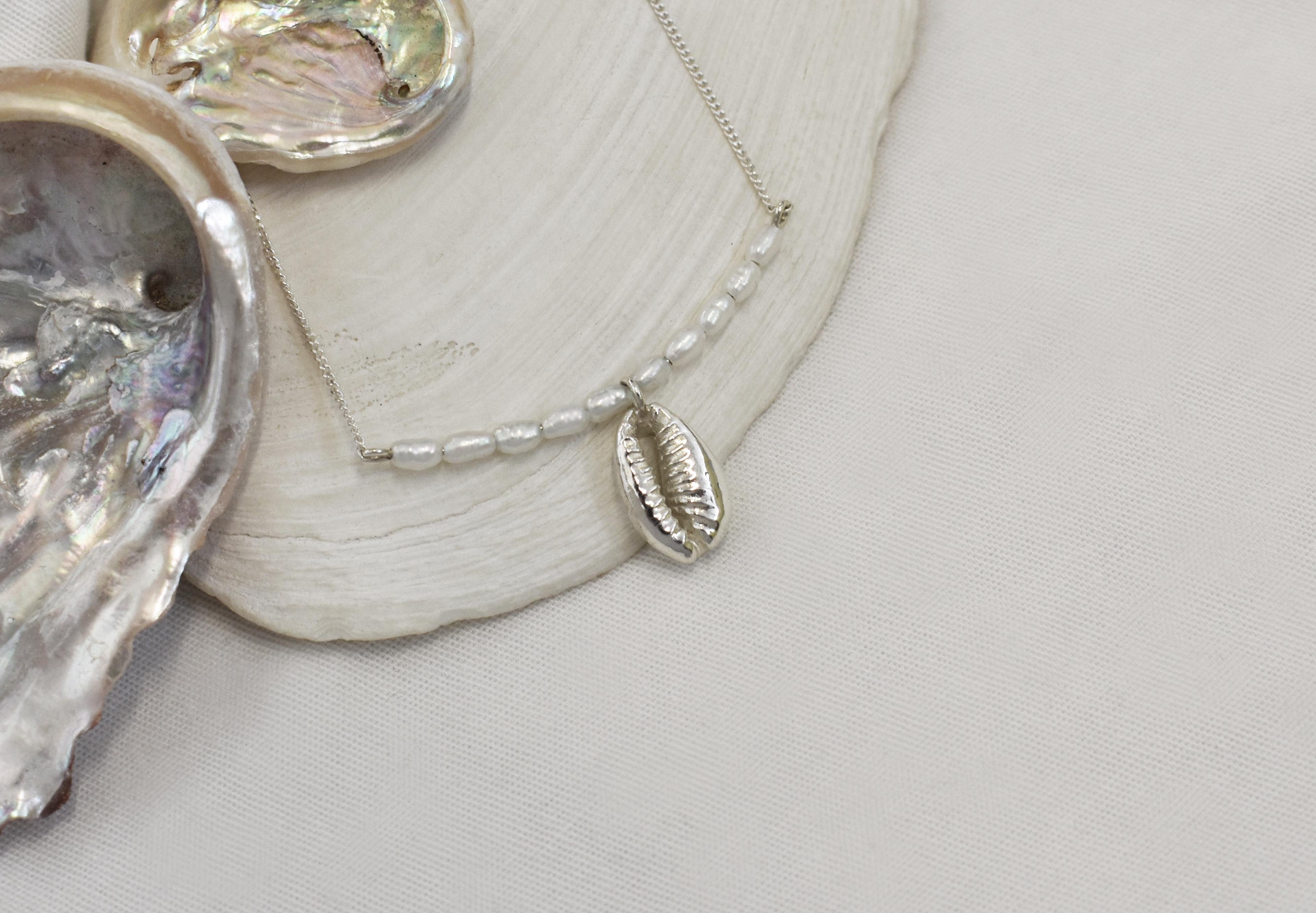 Kinkel Jewelry - Cowrie Pearl Necklace — view 5