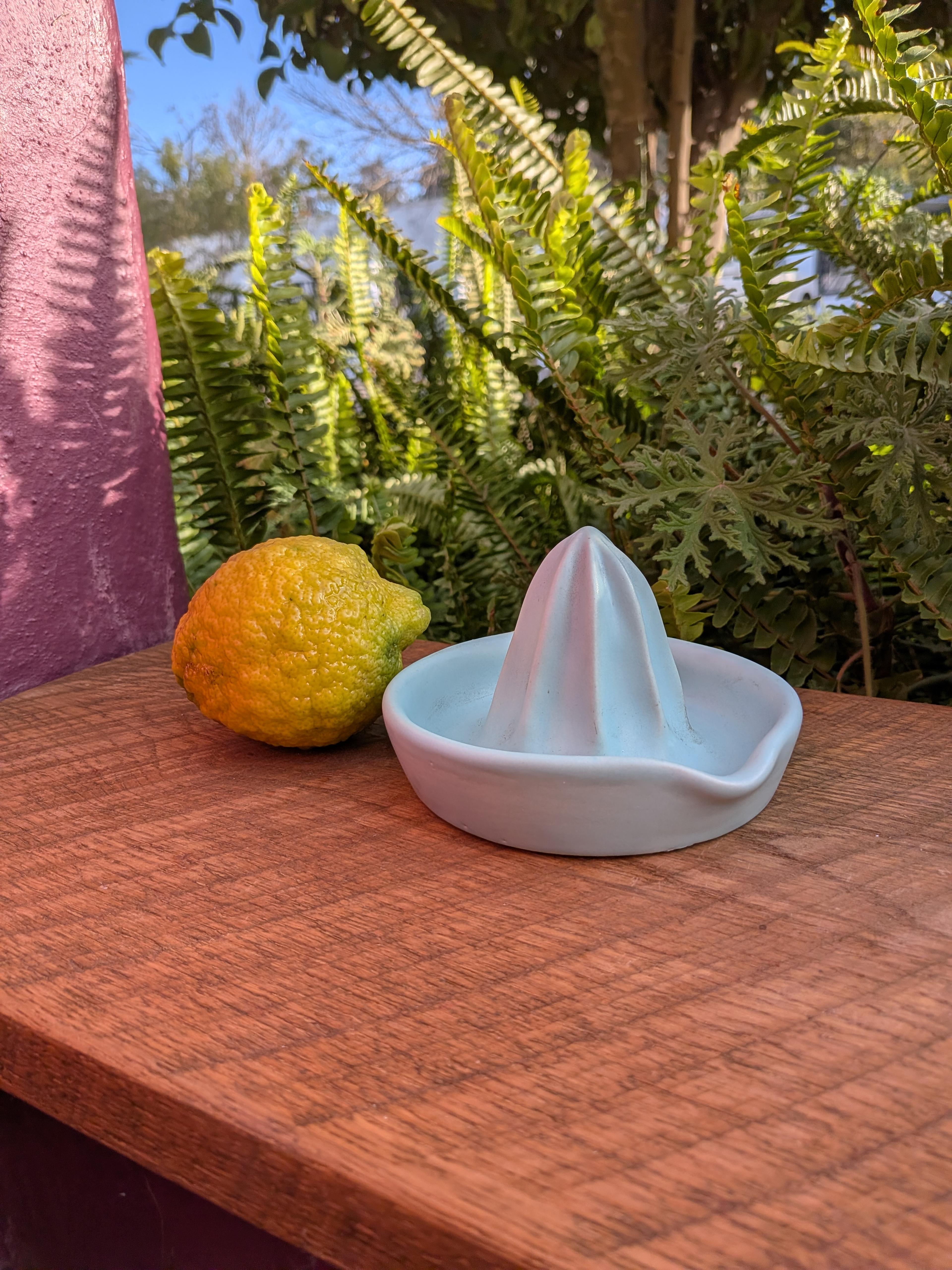 Stoneware Citrus Squeezer