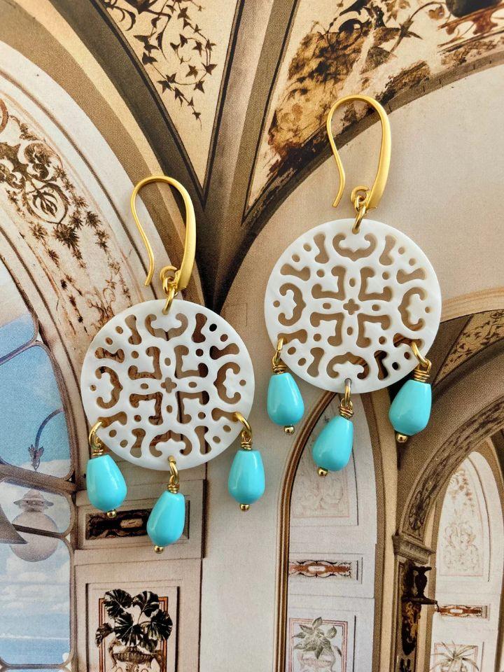 Bougainvillea Café - Ischia Earrings