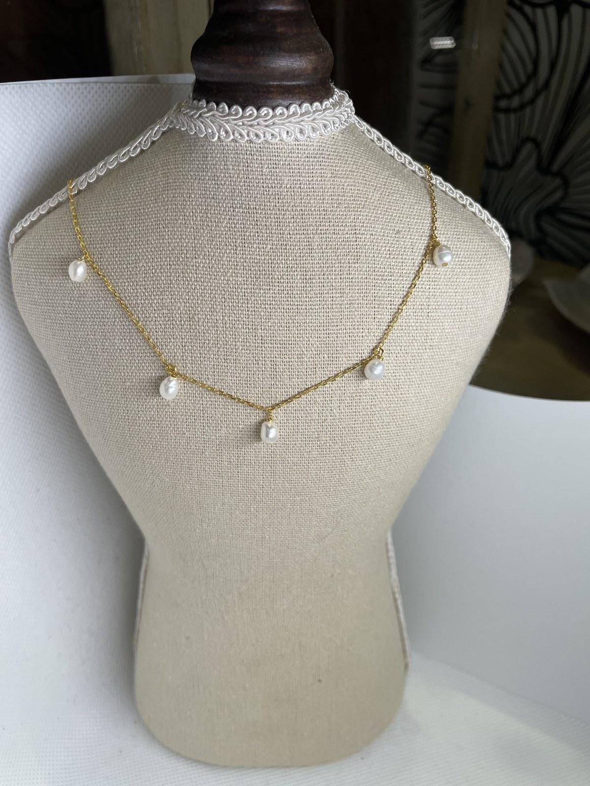 Freshwater Pearl Drop Necklace