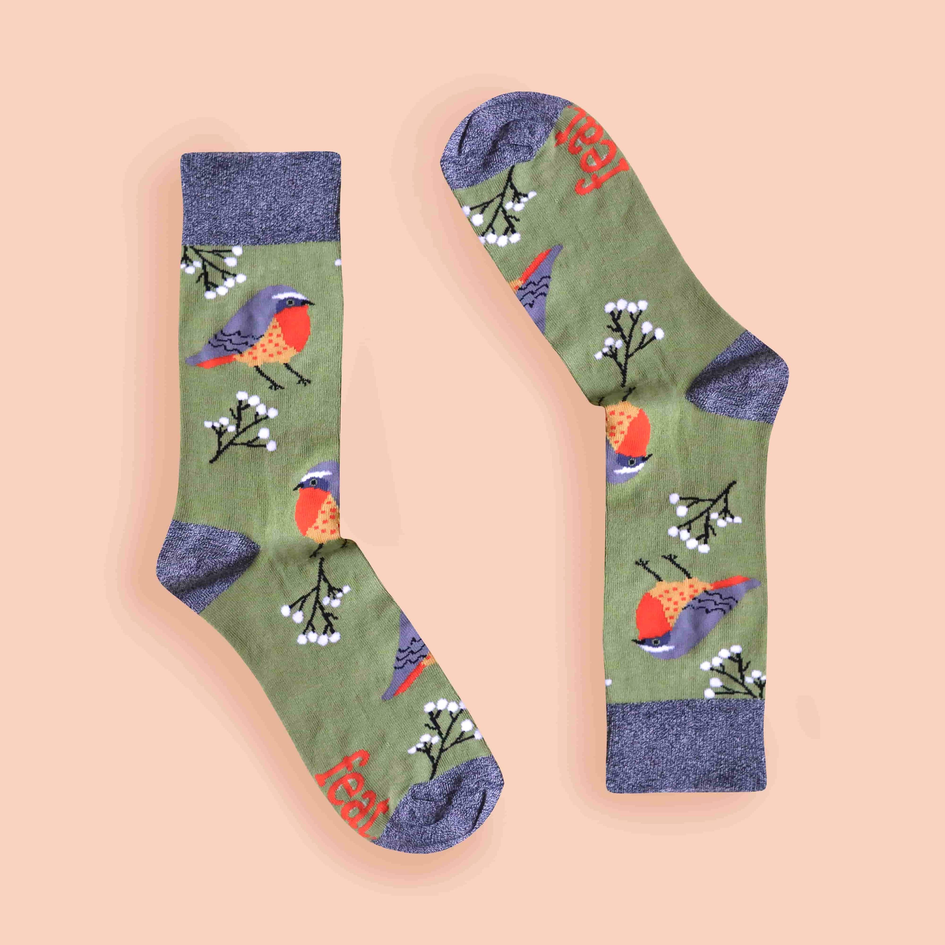 Cape Robin-Chat Socks — view 3