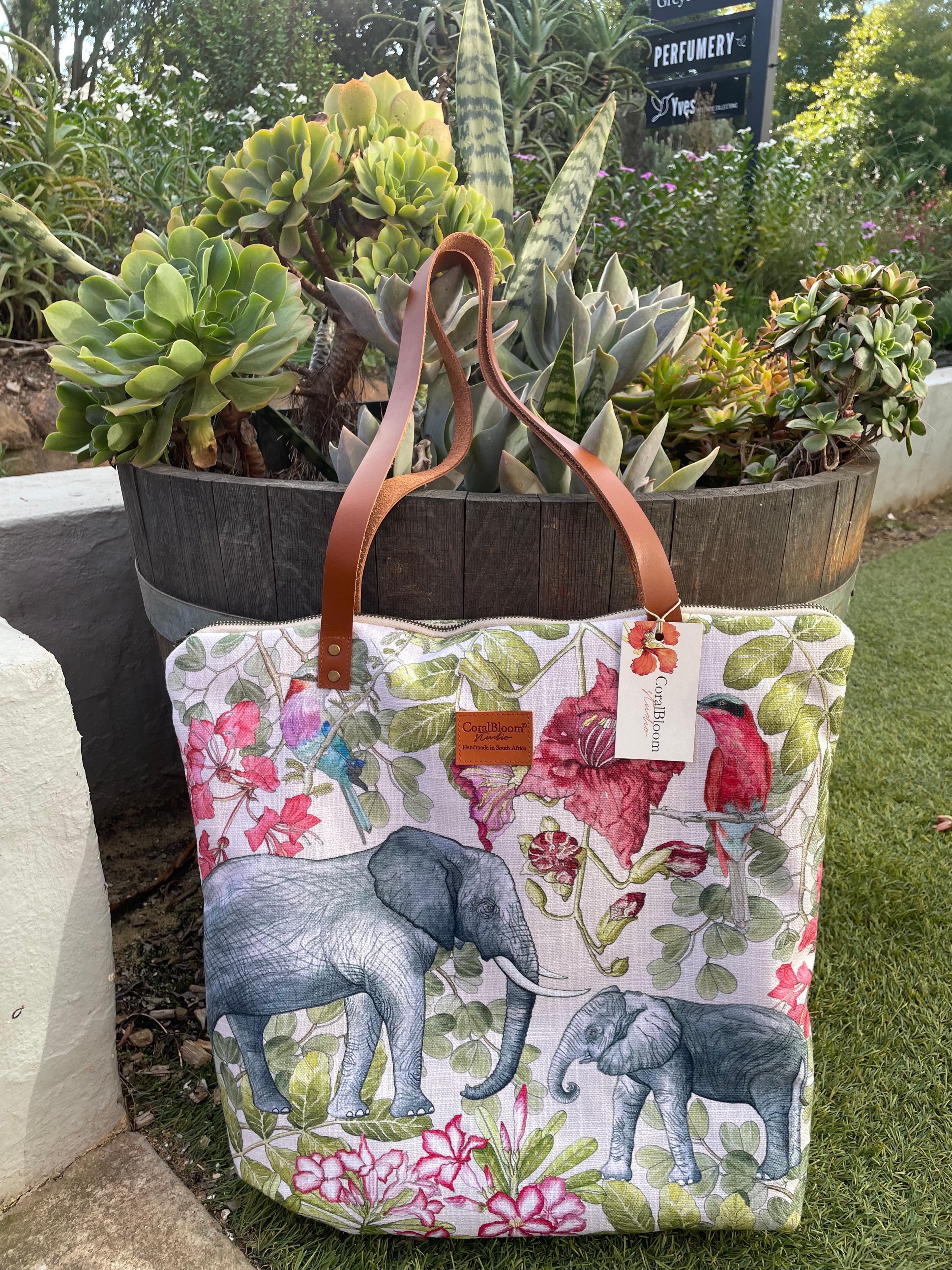 White Elephant Luxury Tote Bag