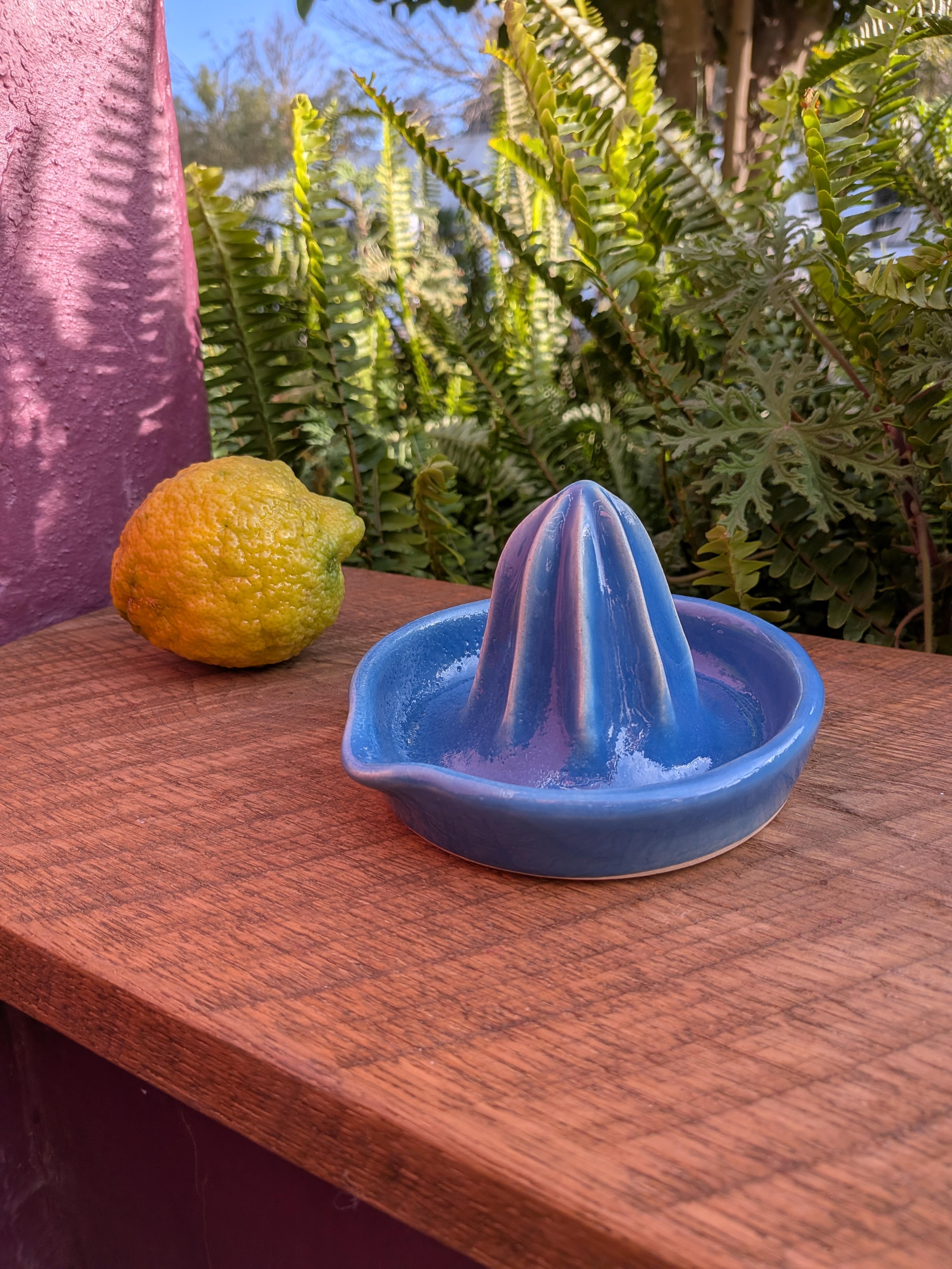 Stoneware Citrus Squeezer