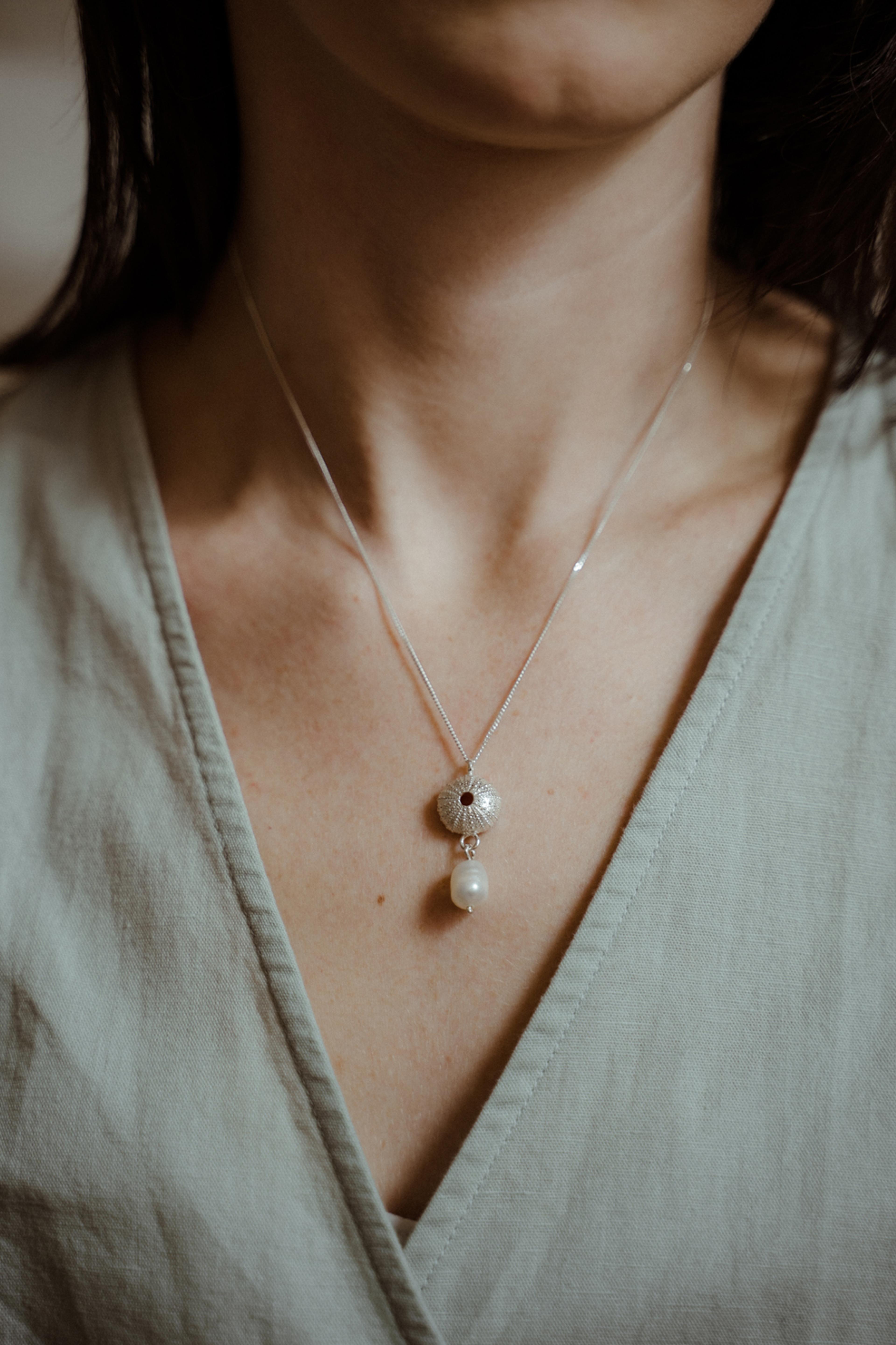 Kinkel Jewellery - Classic Sea Urchin Pearl Necklace — view 7