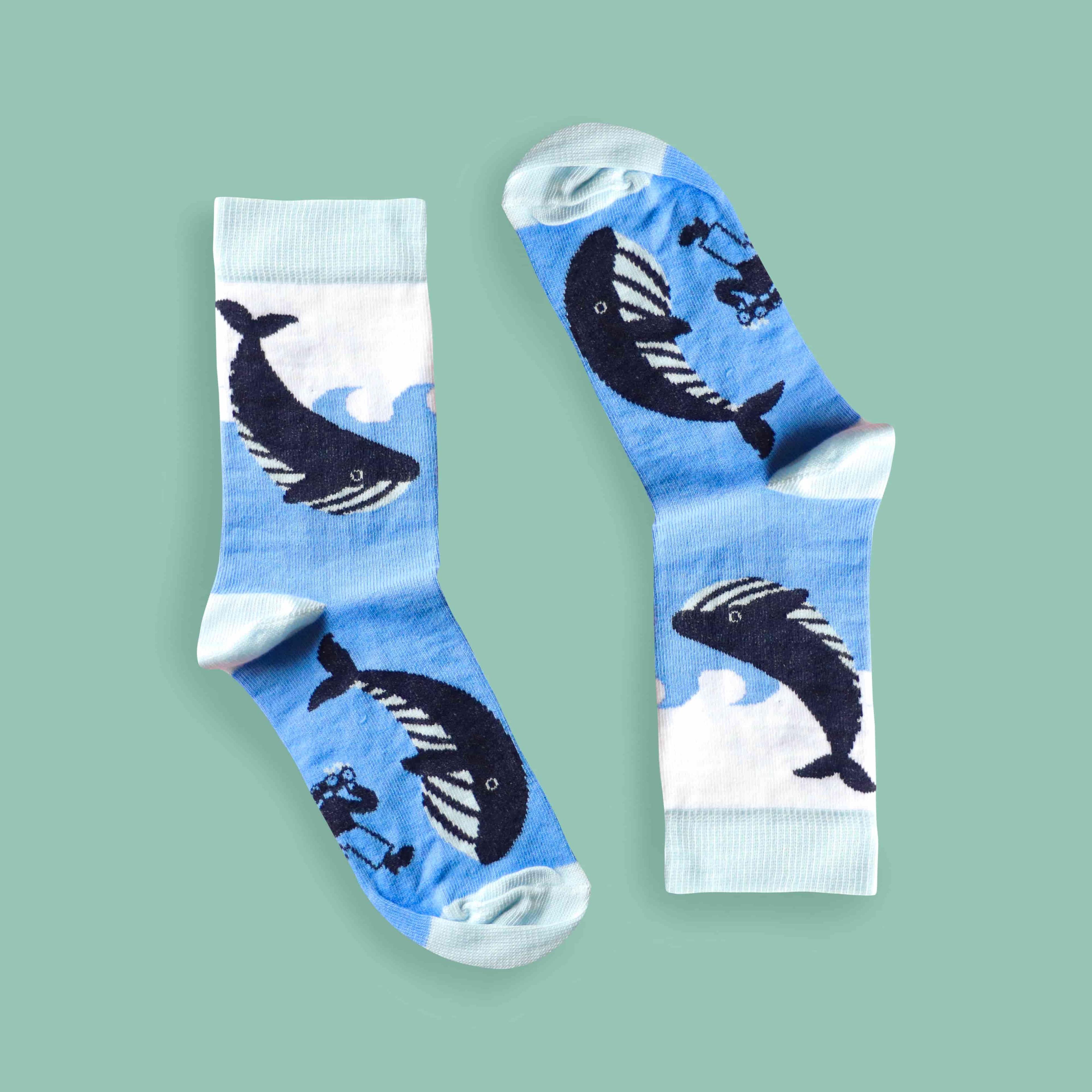 Kids' Whale Socks — view 4