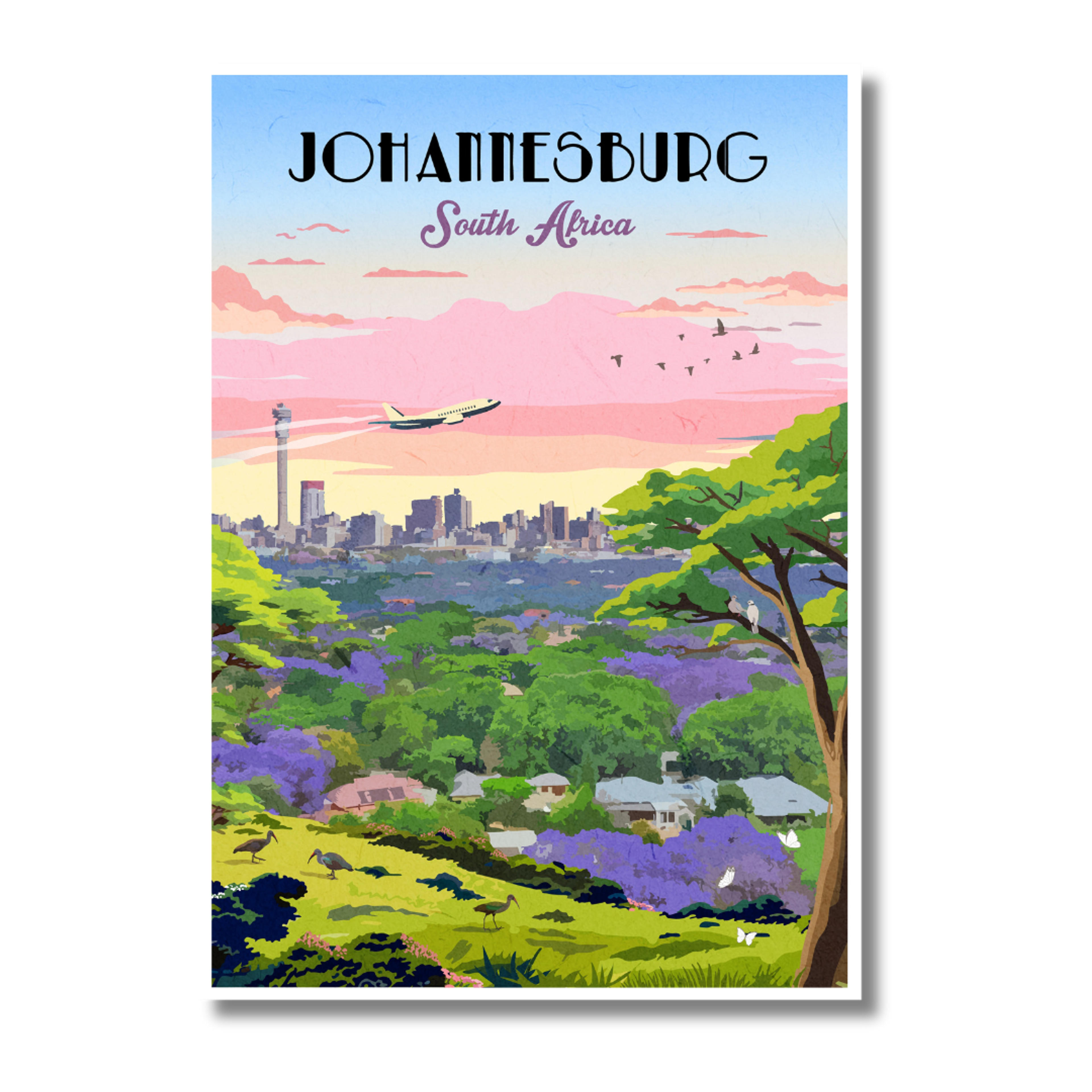 Johannesburg Travel Poster — view 1