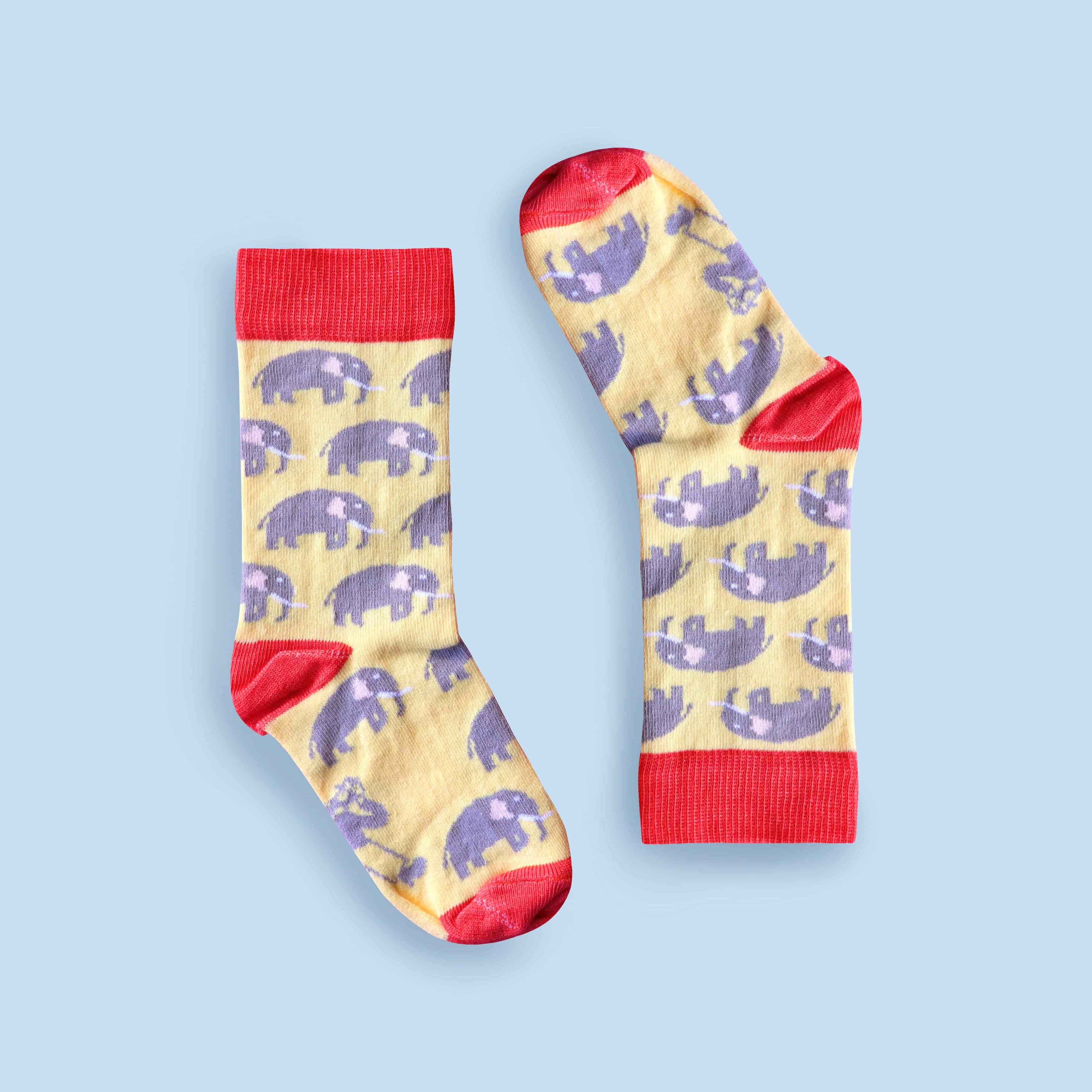 Kids' Elephant Socks — view 3
