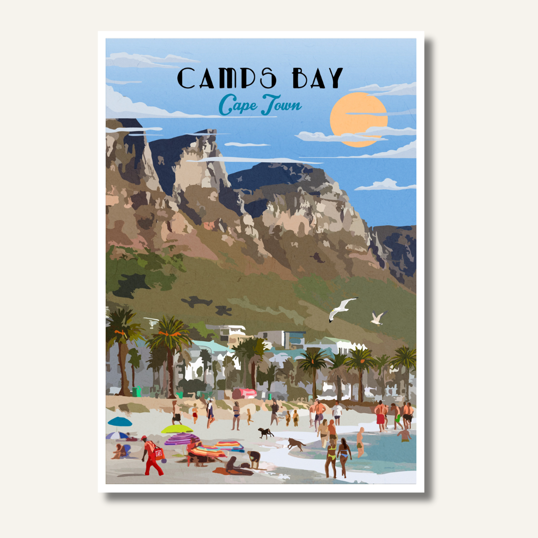 Camps Bay Travel Poster
