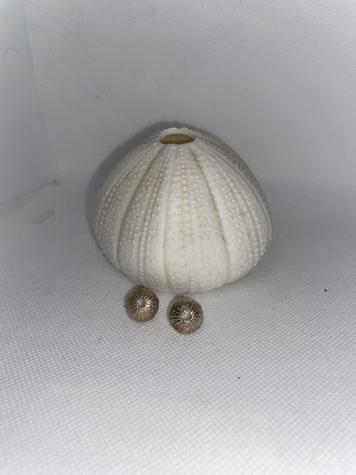 Sea Urchin Textured Stud Earrings