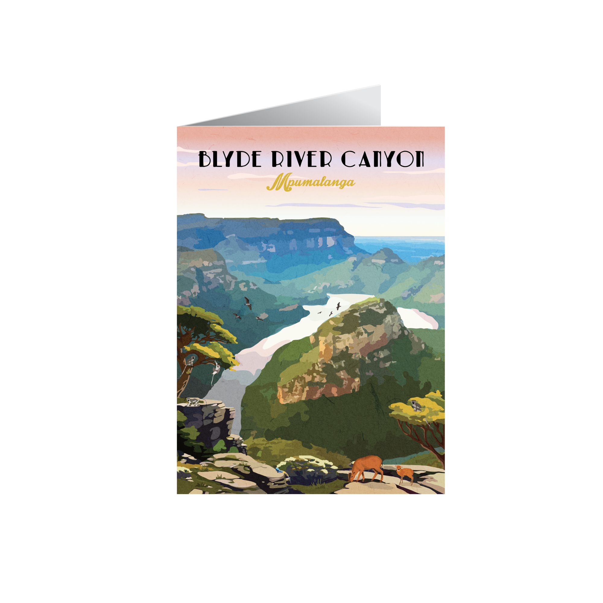 Blyde River Canyon Travel Poster — view 2
