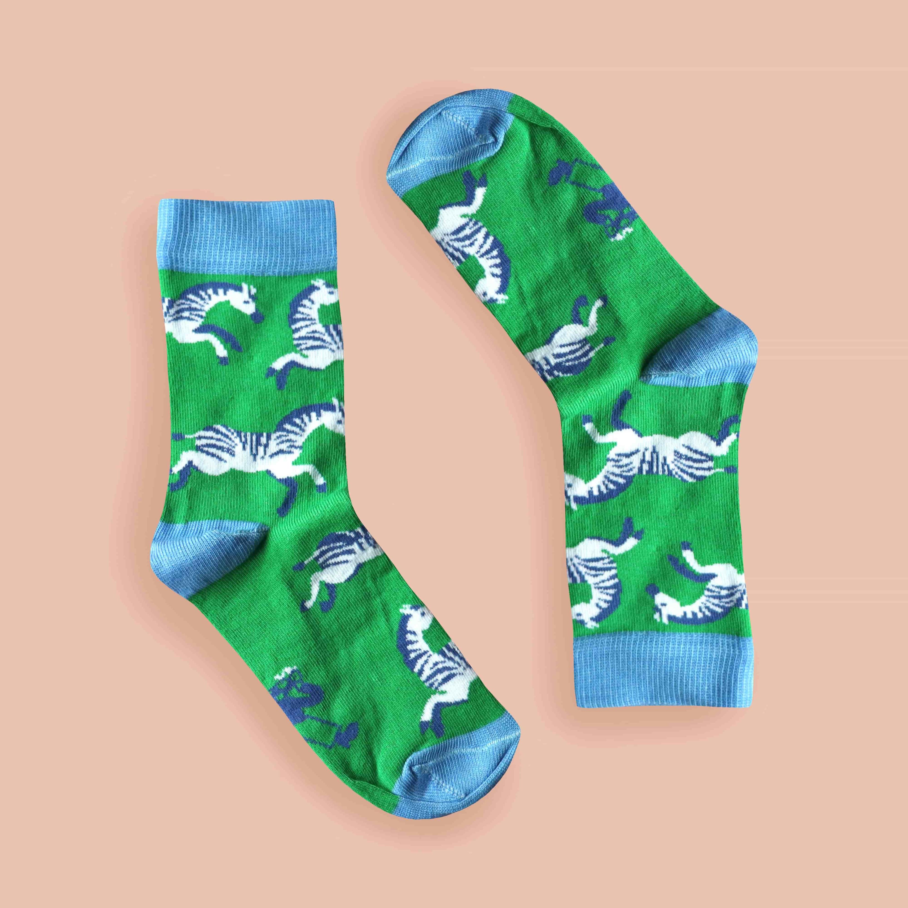 Kids' Zebra Socks — view 4