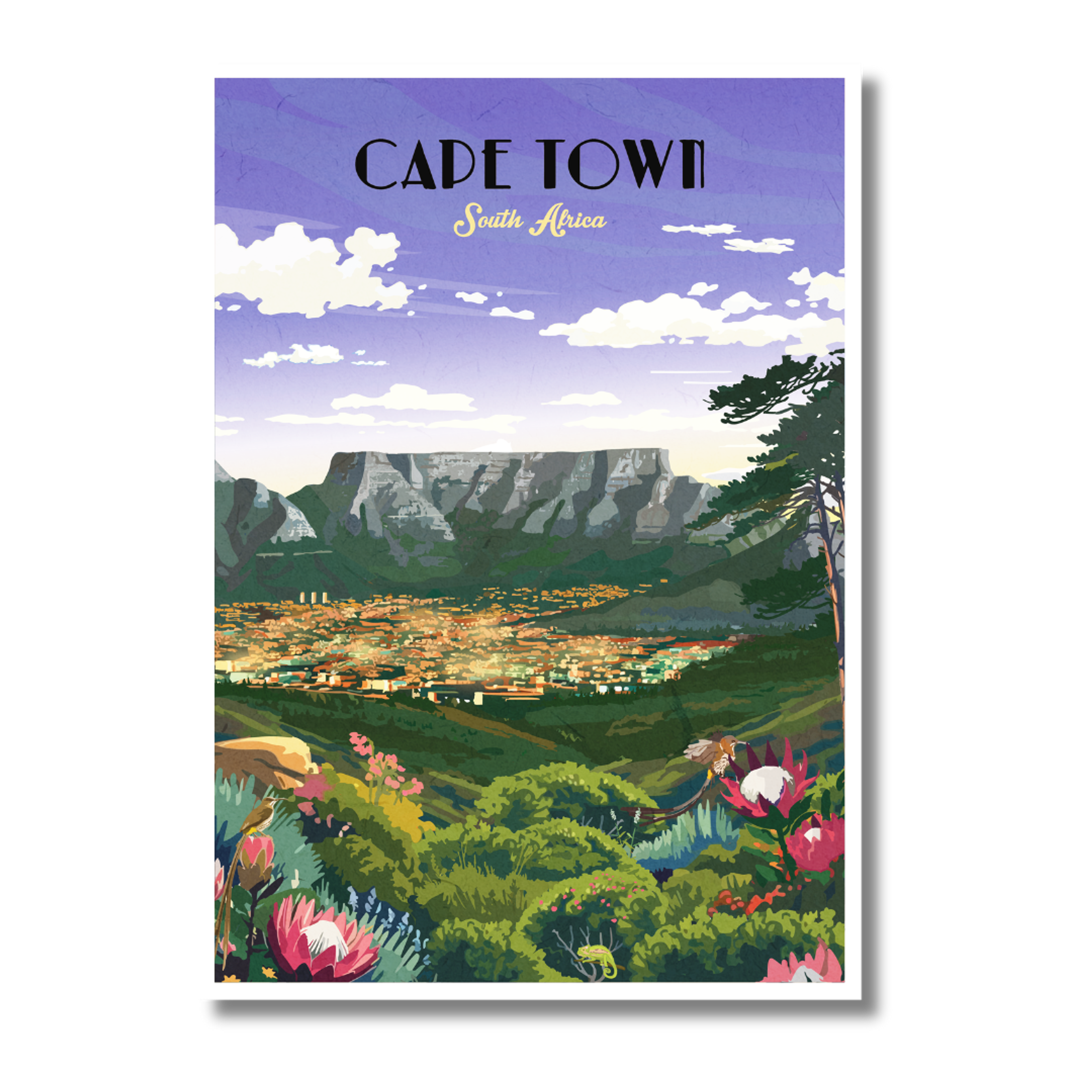 Cape Town Travel Poster — view 1