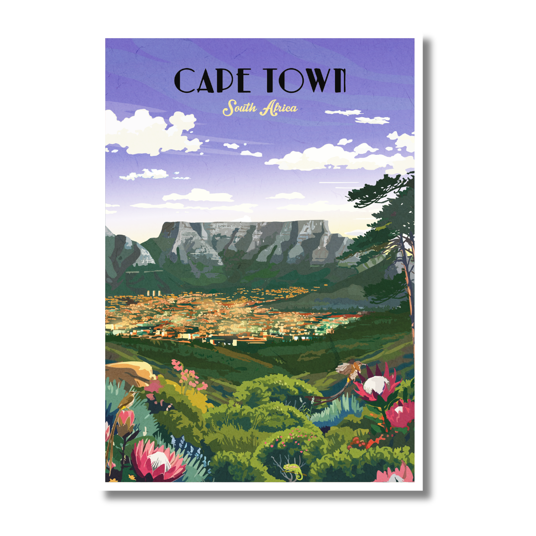 Cape Town Travel Poster — view 1