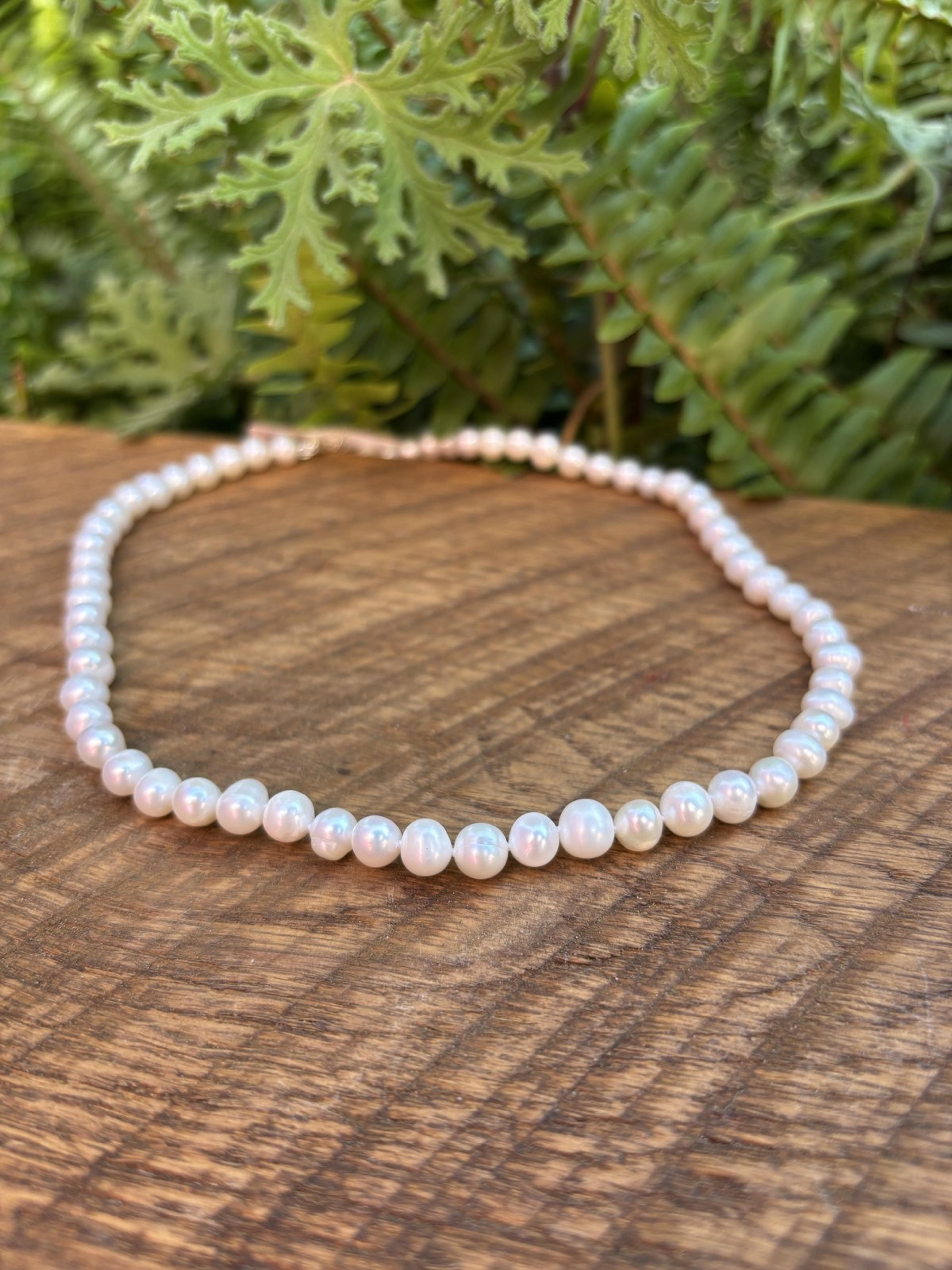 Classic Freshwater Pearl Strand Necklace