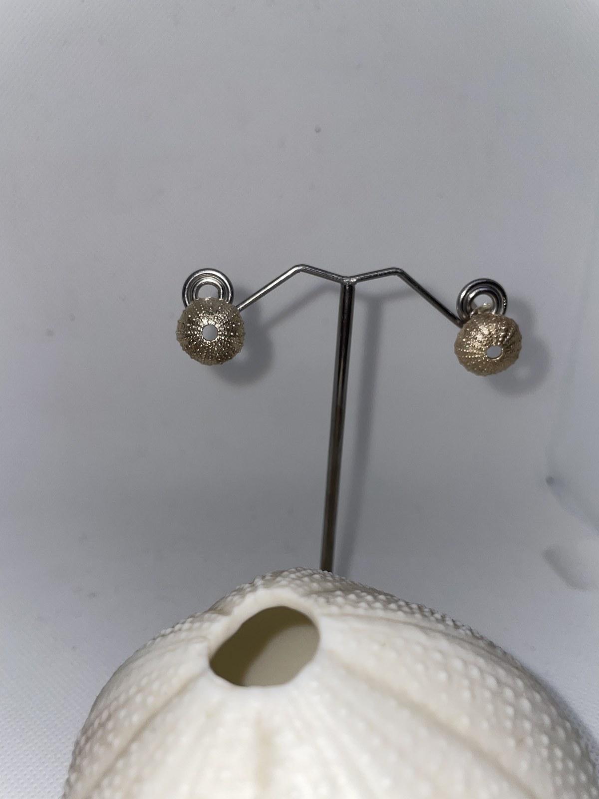Sea Urchin Textured Stud Earrings