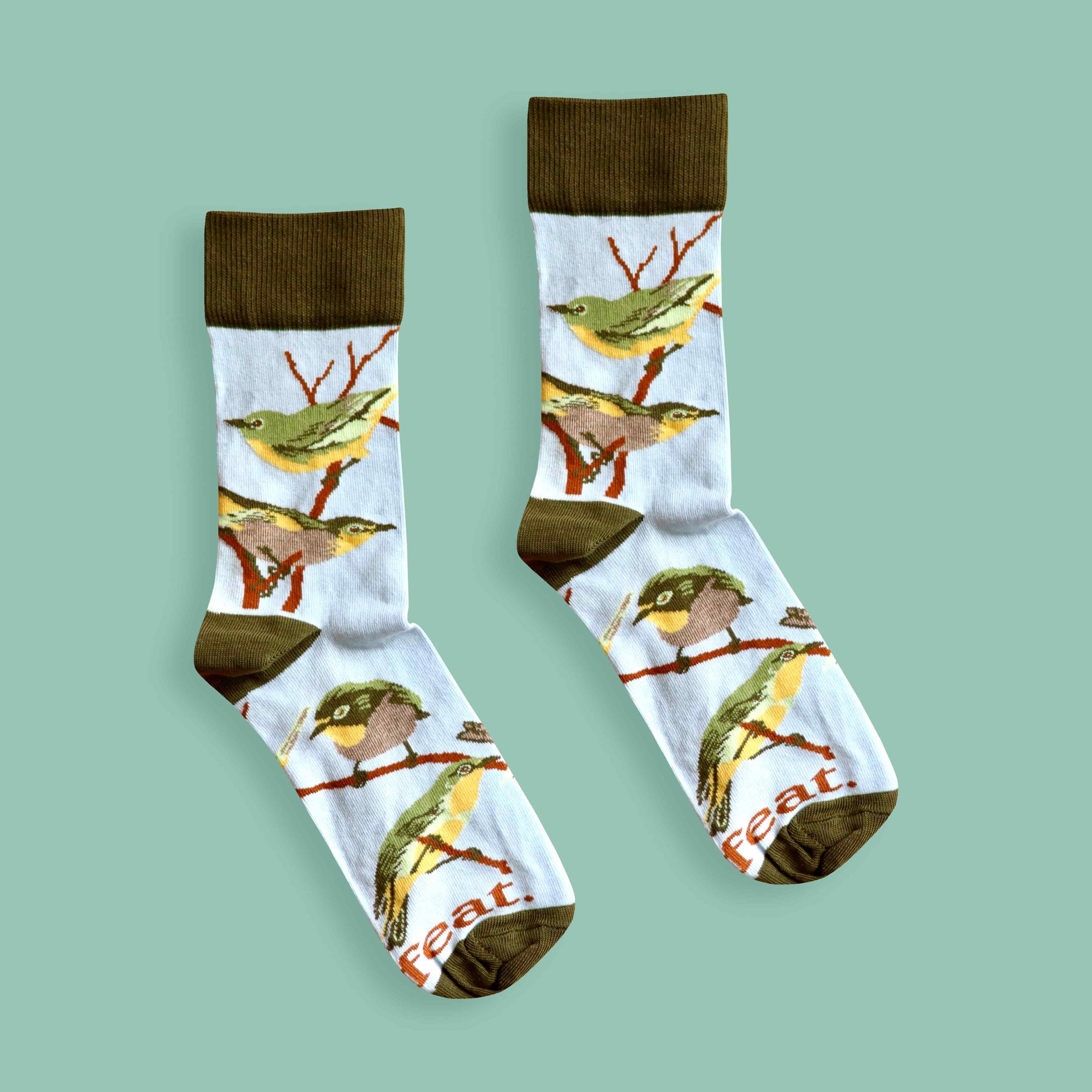 Cape White-Eye Socks — view 3