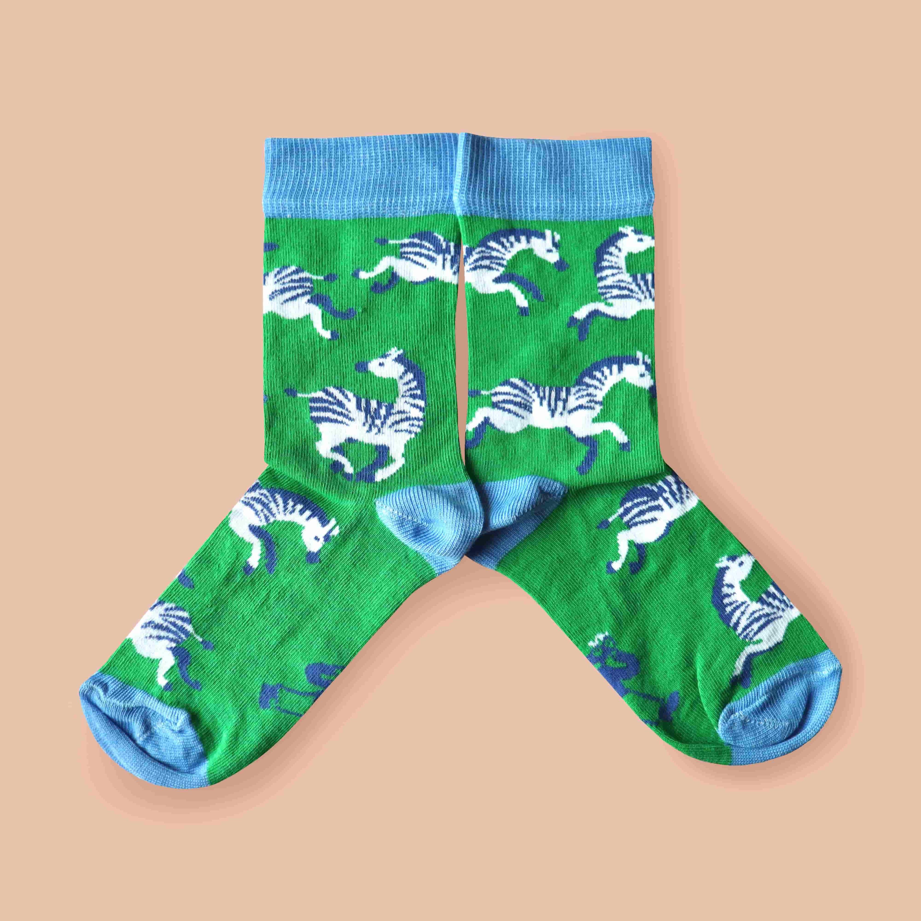 Kids' Zebra Socks