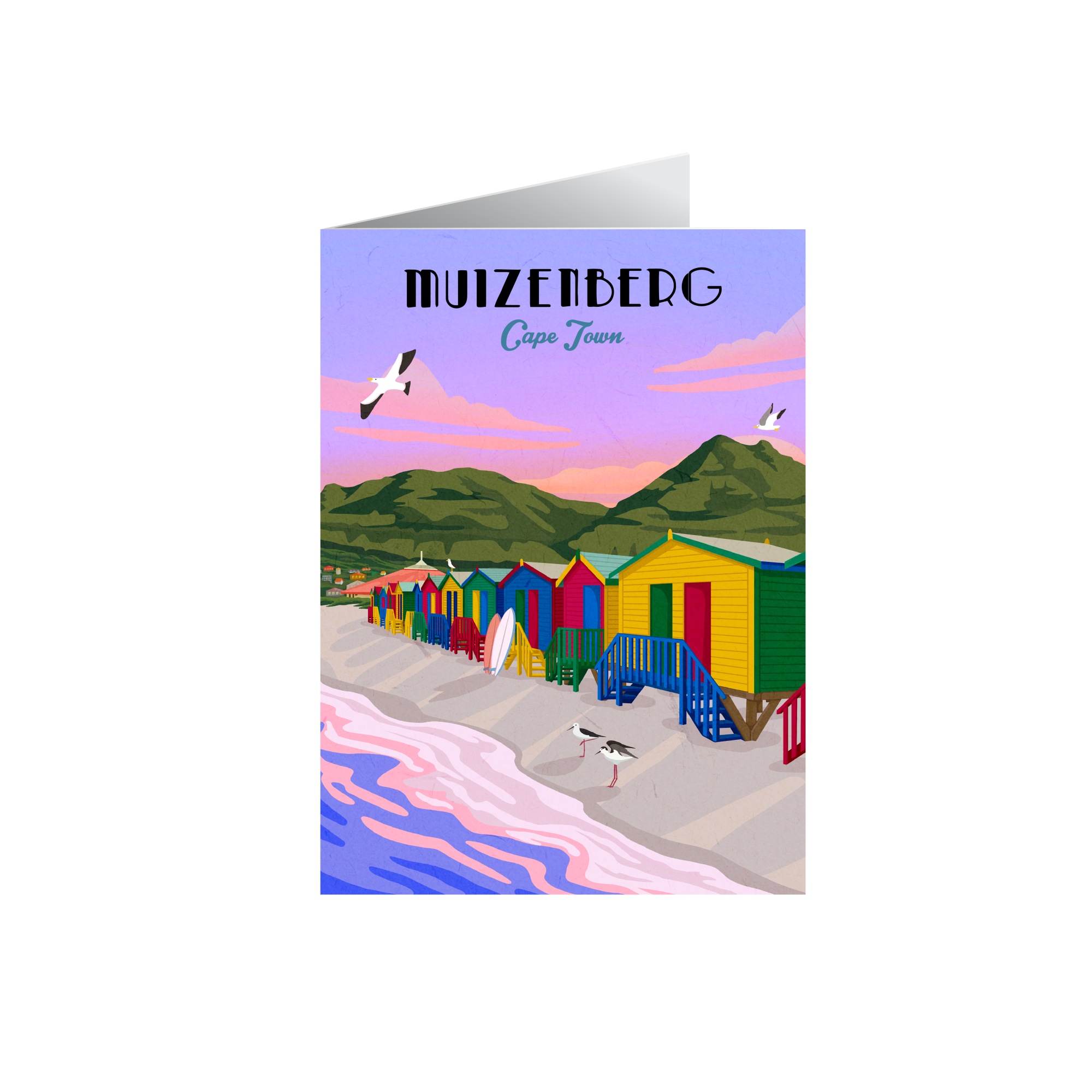 Muizenberg Travel Poster — view 2