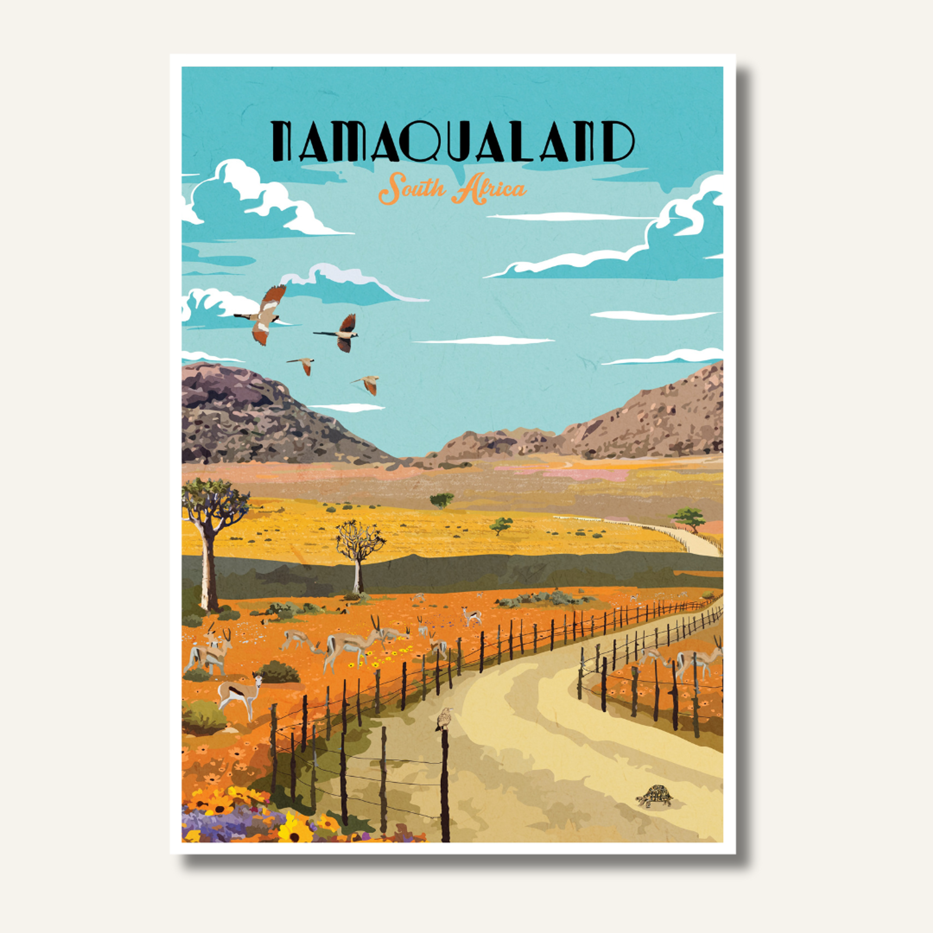Namaqualand Travel Poster — view 1