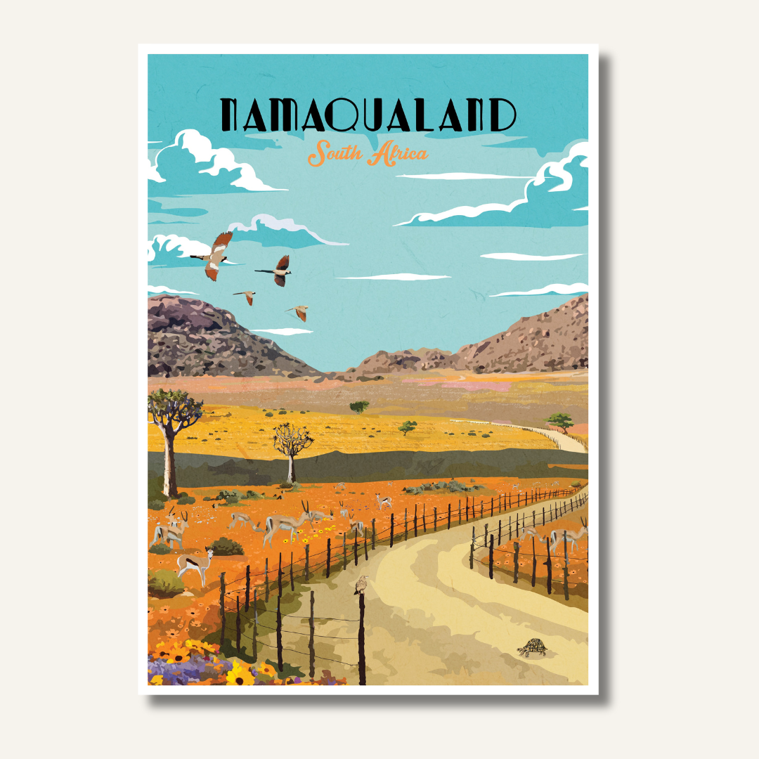 Namaqualand Travel Poster — view 1