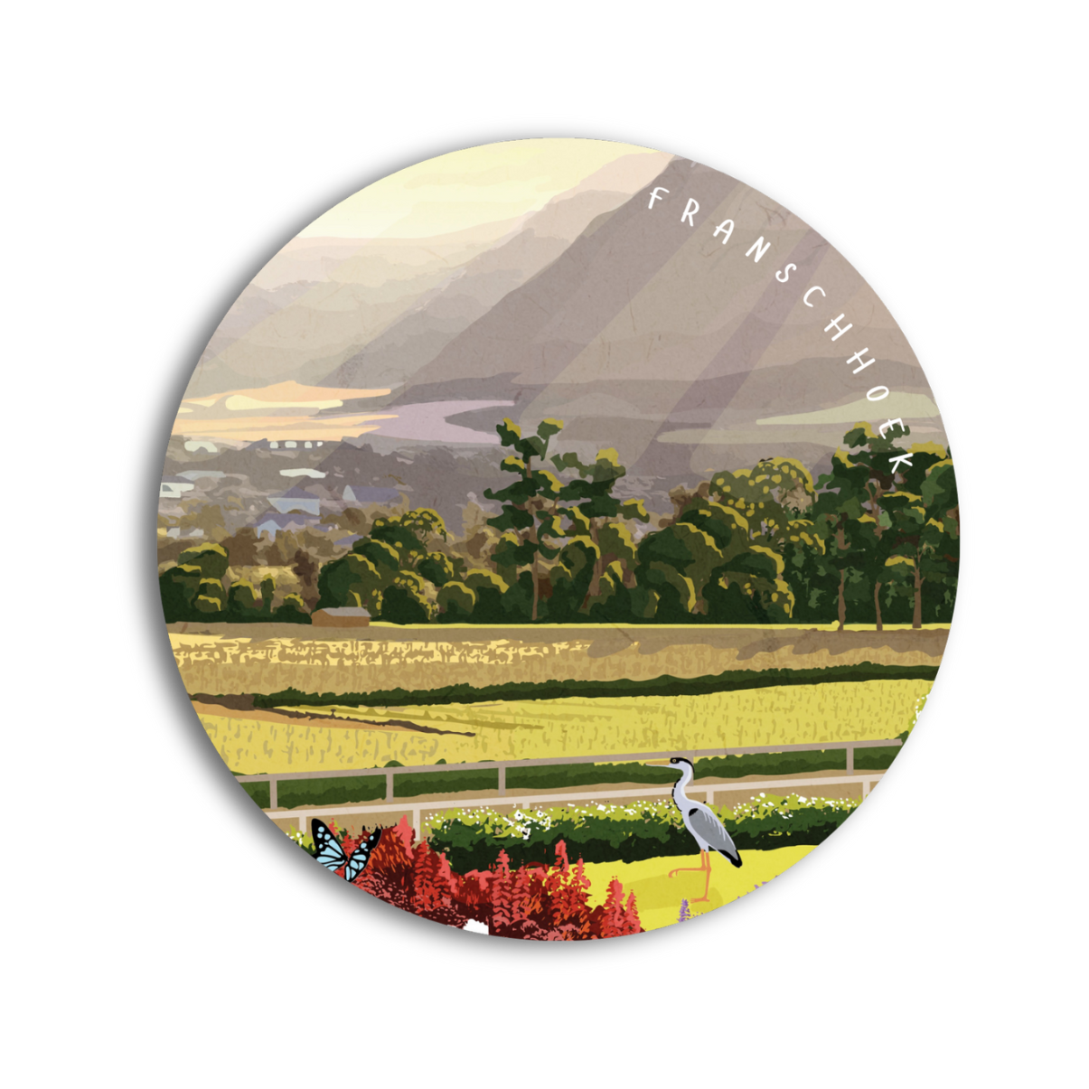 Franschhoek Travel Poster — view 3