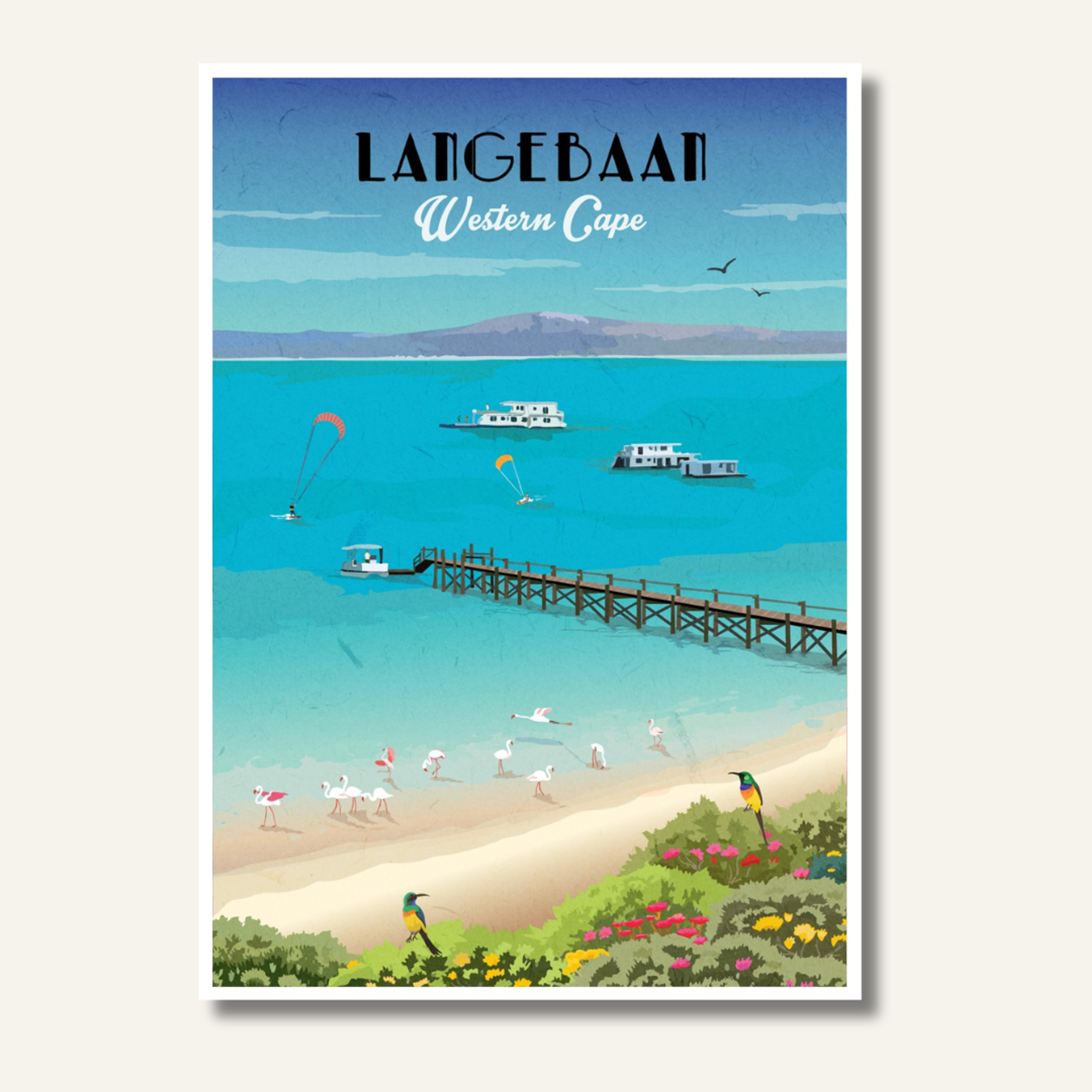 Langebaan Travel Poster — view 1