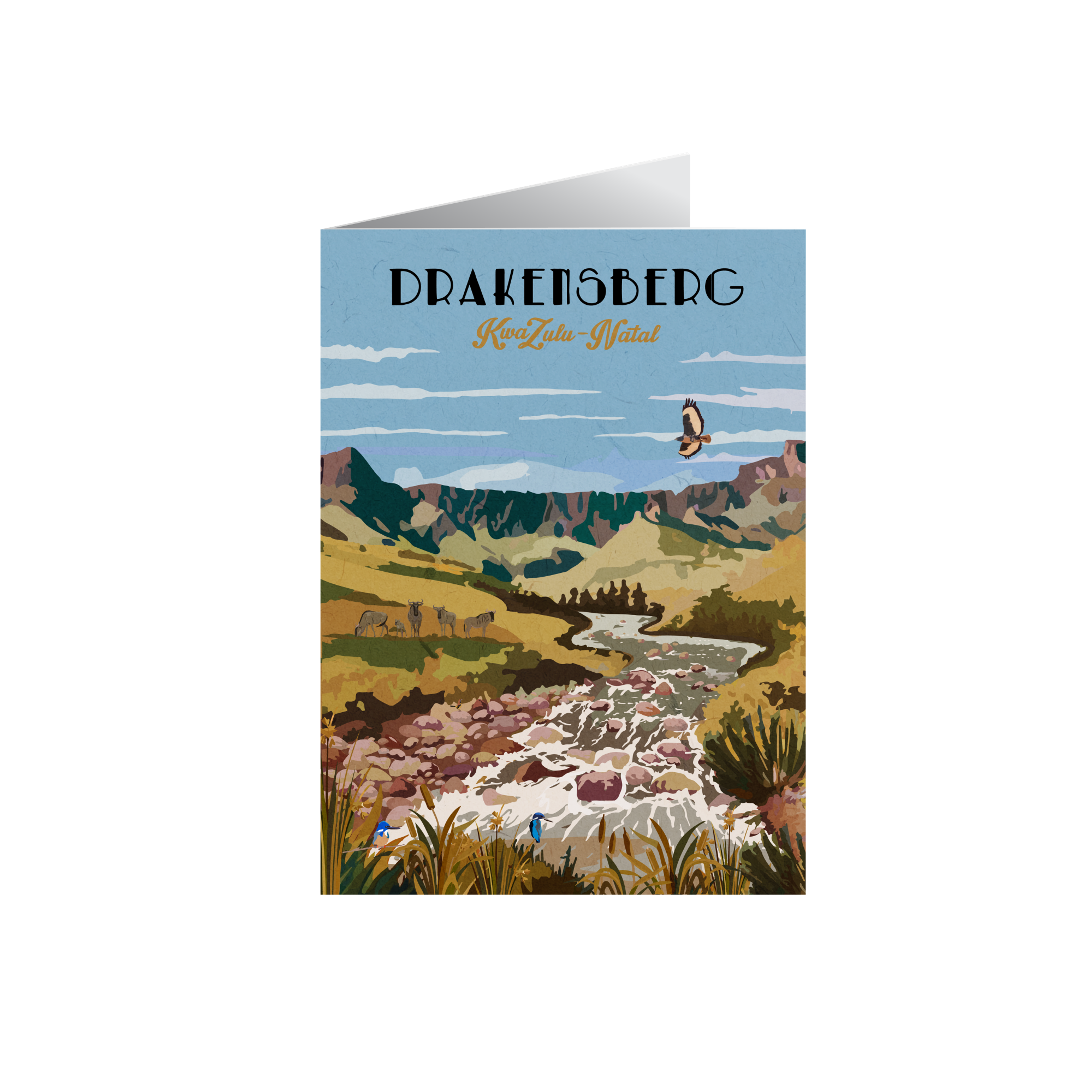 Drakensberg Travel Poster — view 2