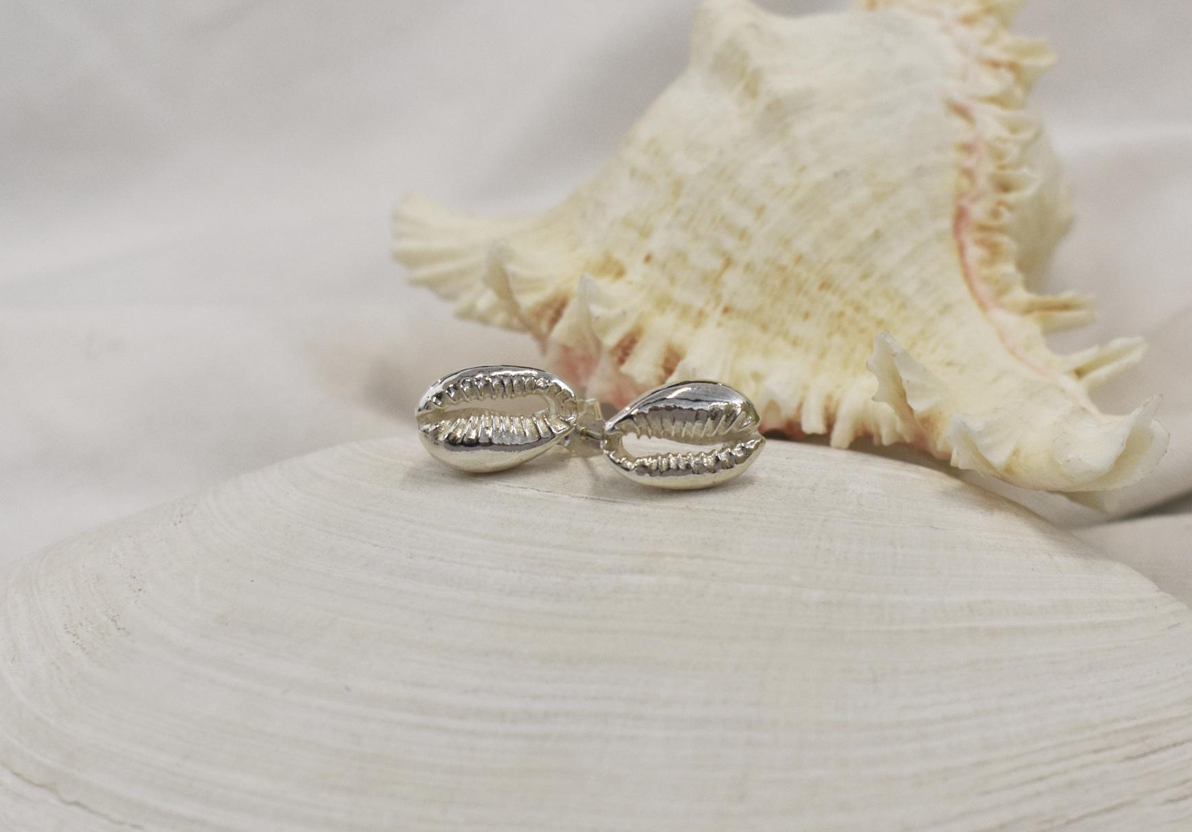 Kinkel Jewelry - Cowrie Studs — view 4