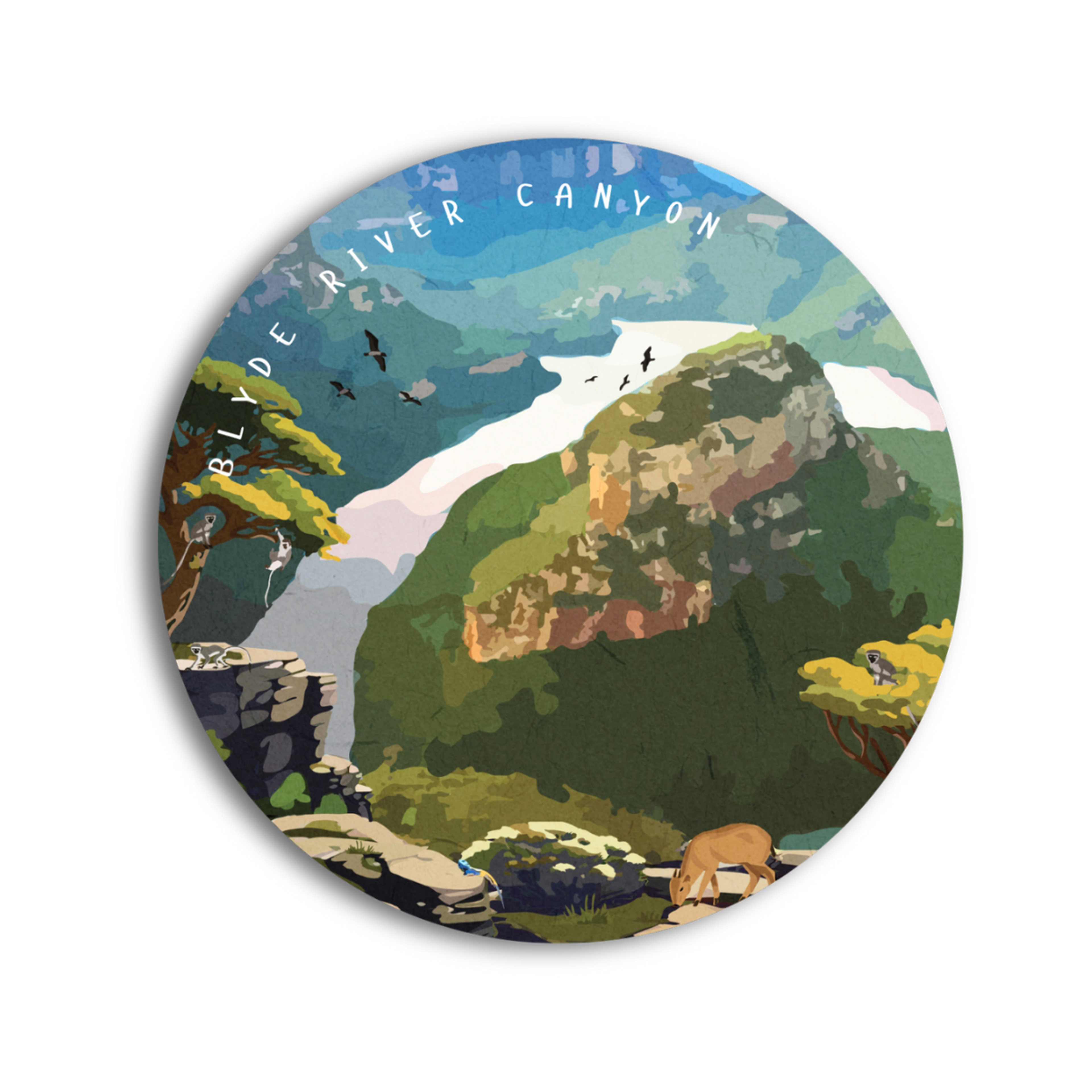Blyde River Canyon Travel Poster — view 3