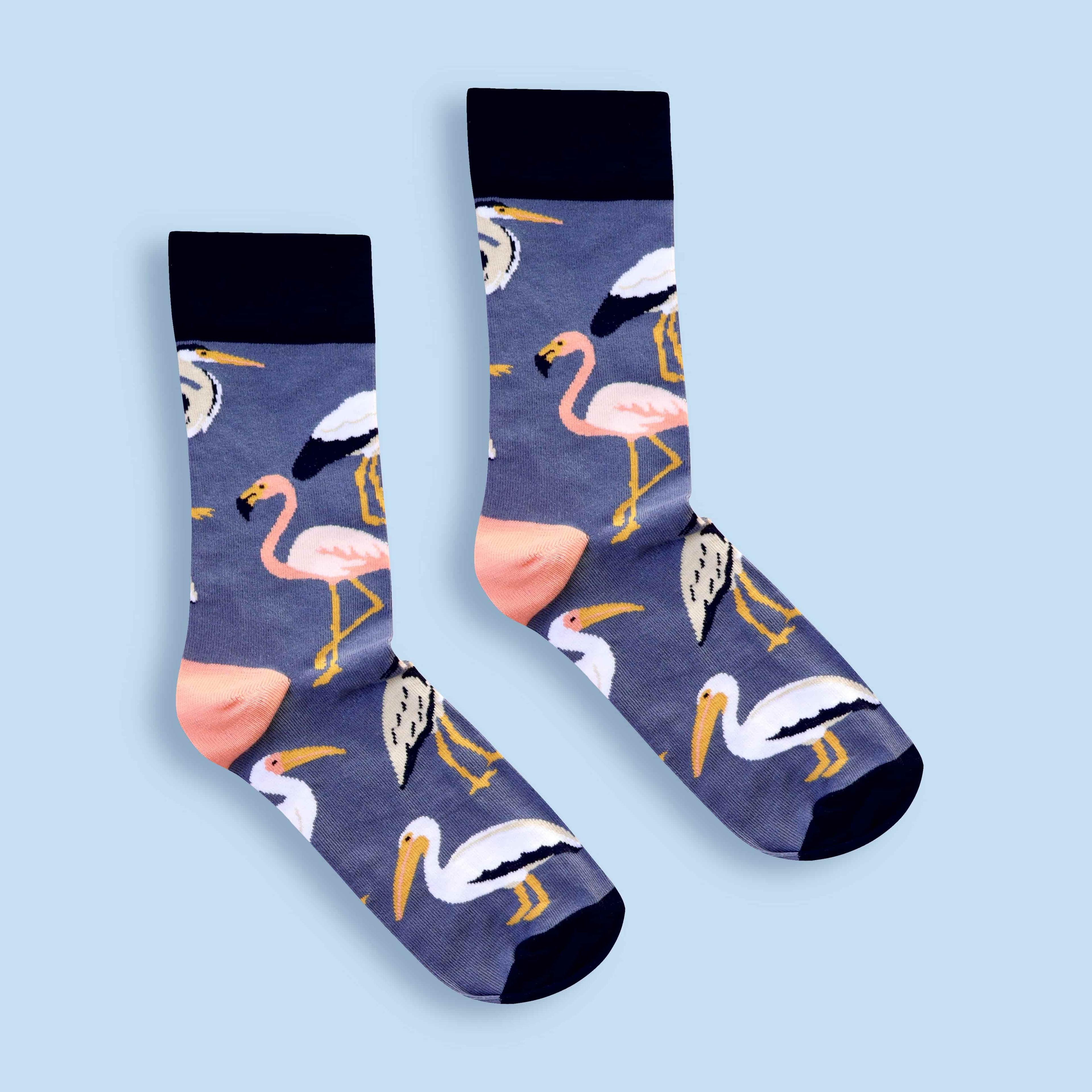 Wetland Birds Socks — view 3