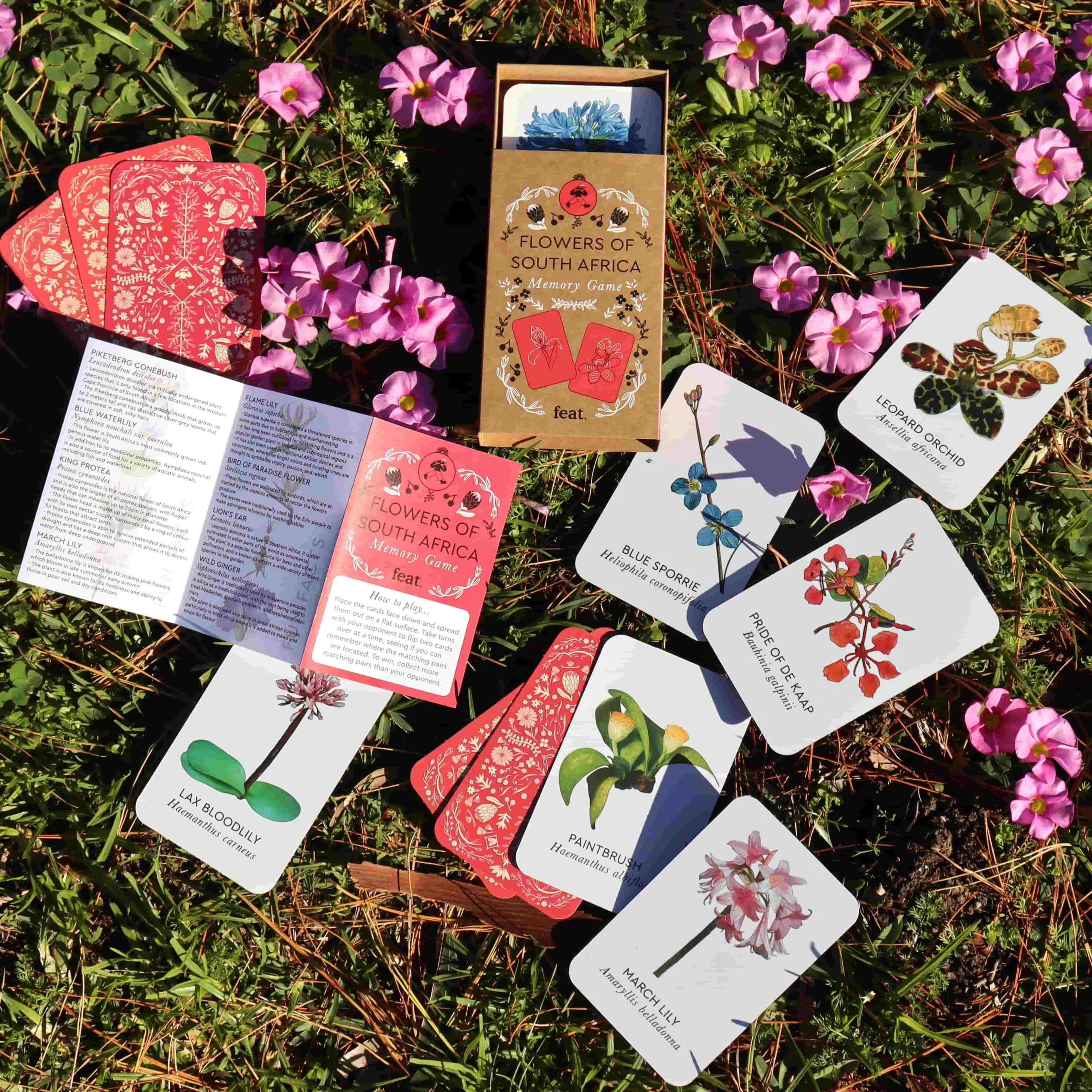 Feat - Flowers of South Africa Memory Game