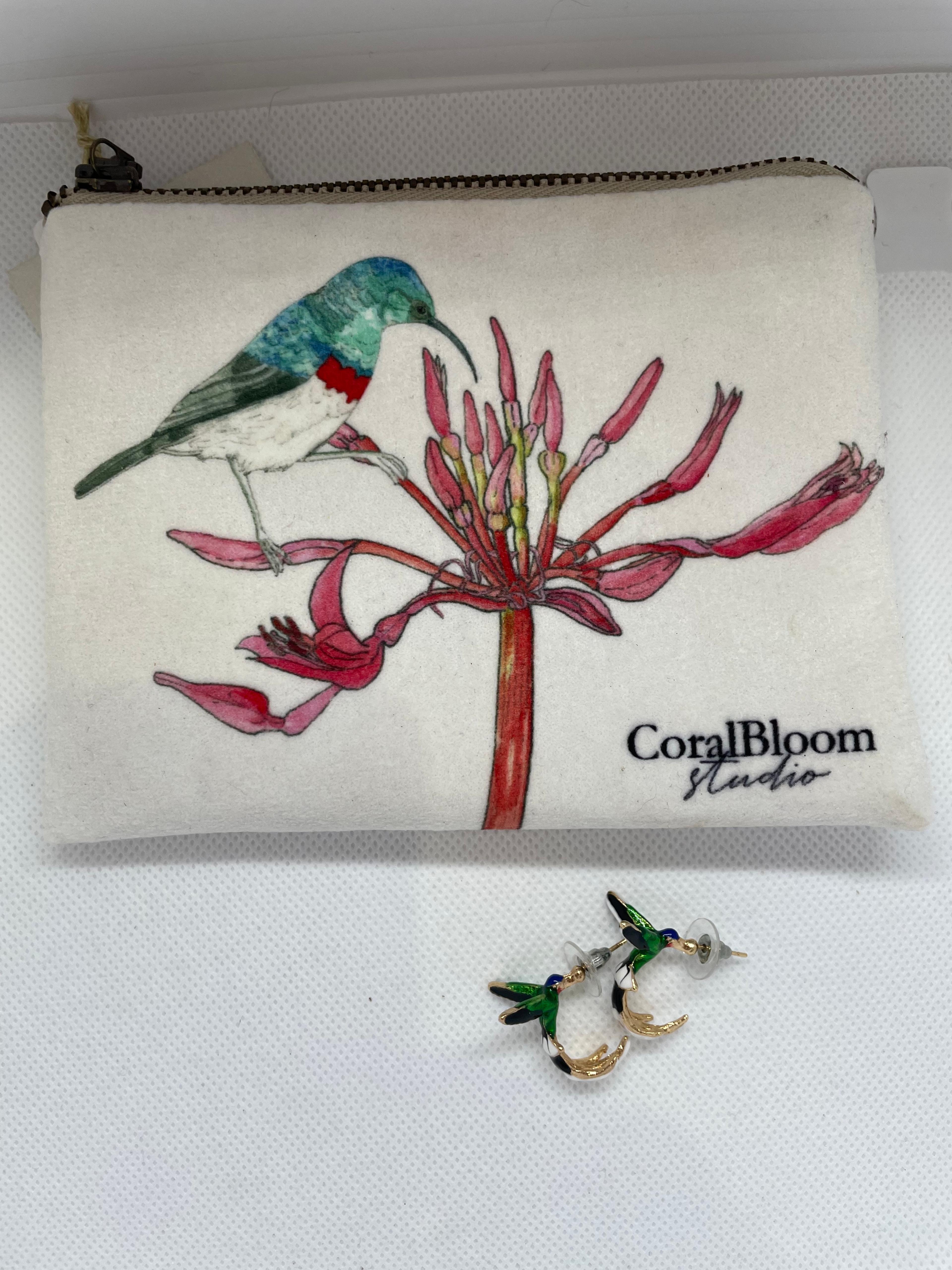 Zip Pouch Sugar Bird