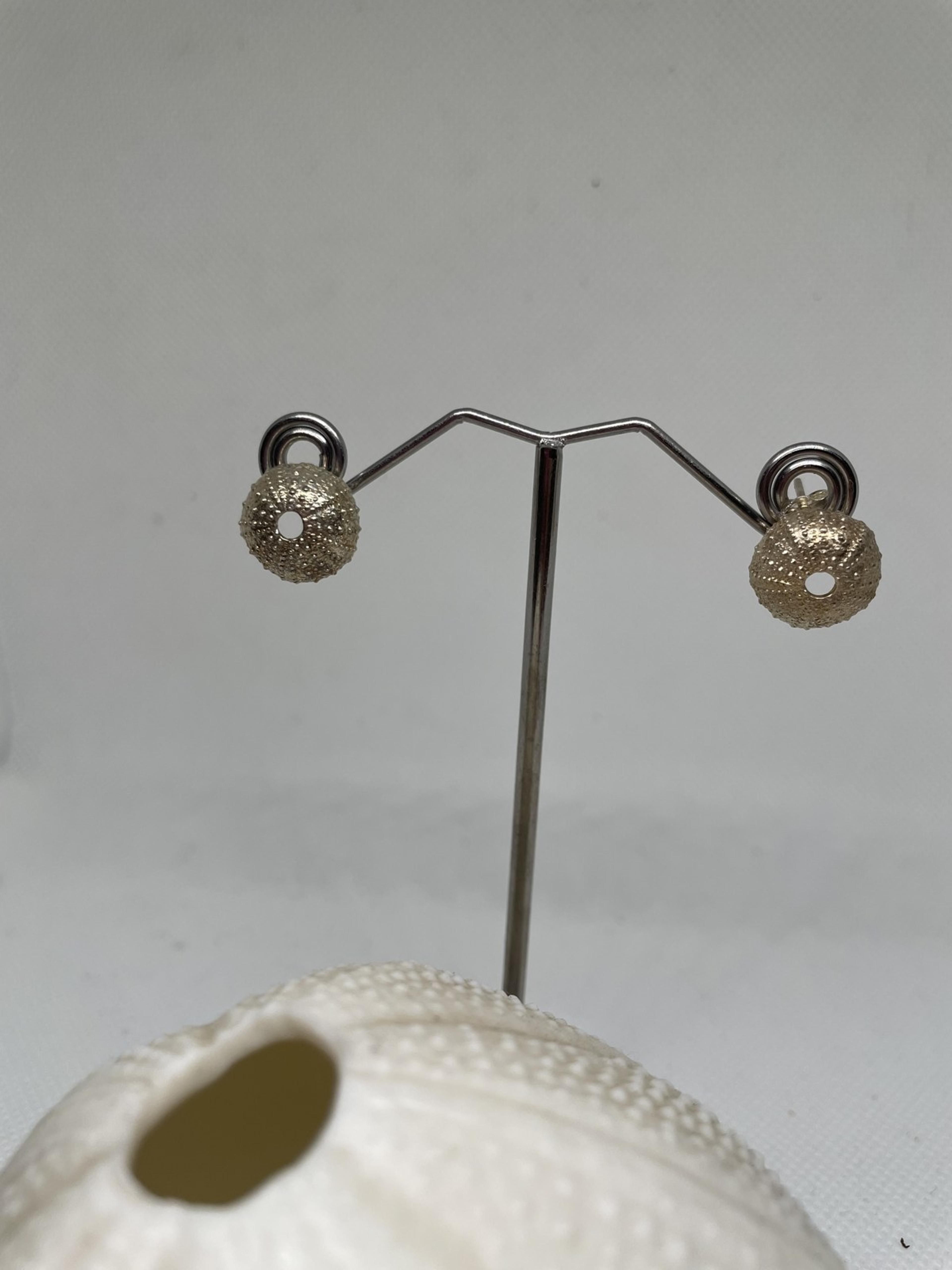Sea Urchin Textured Stud Earrings
