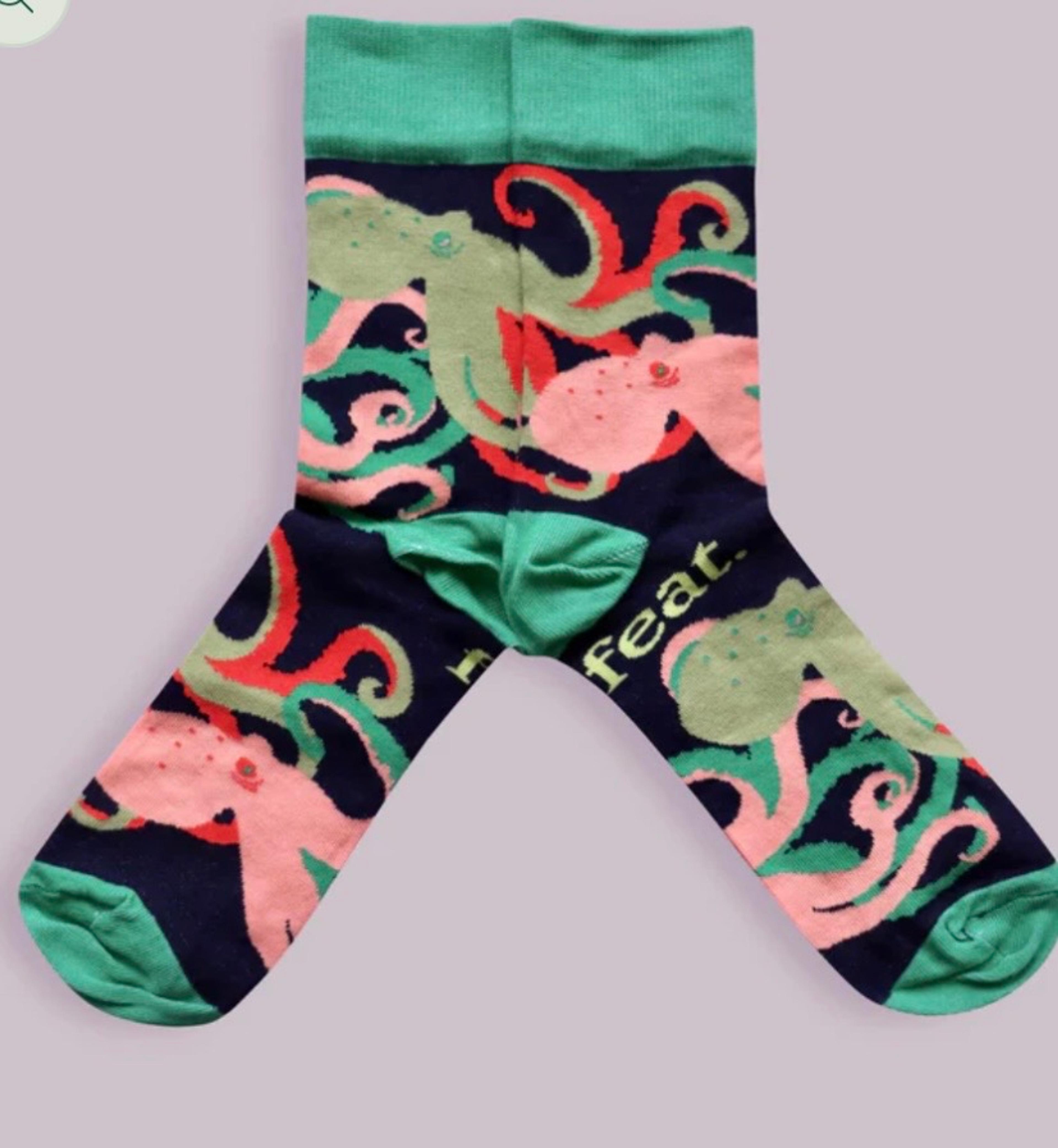Feat Adult Sock — Tangled Octopus