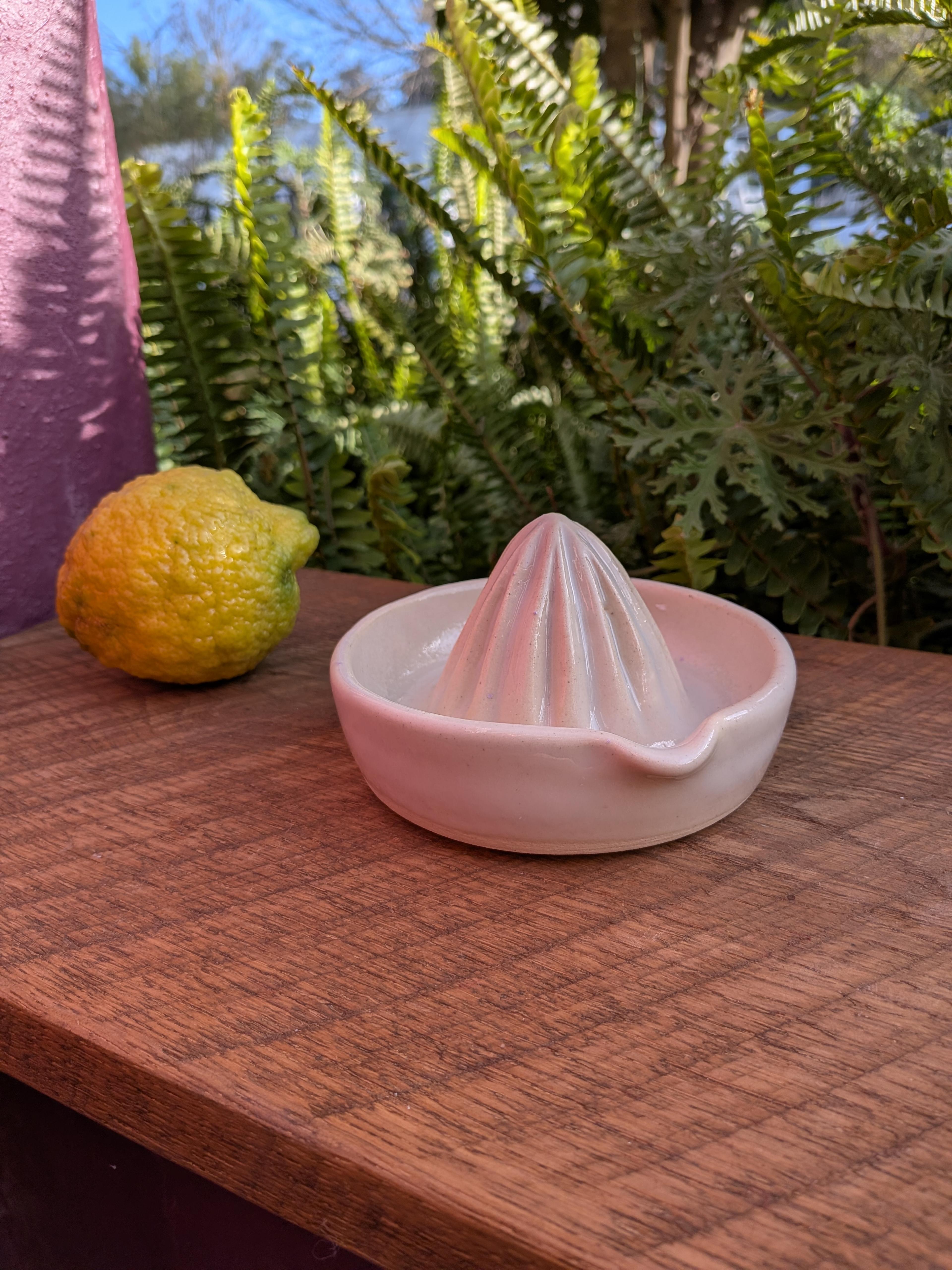 Stoneware Citrus Squeezer