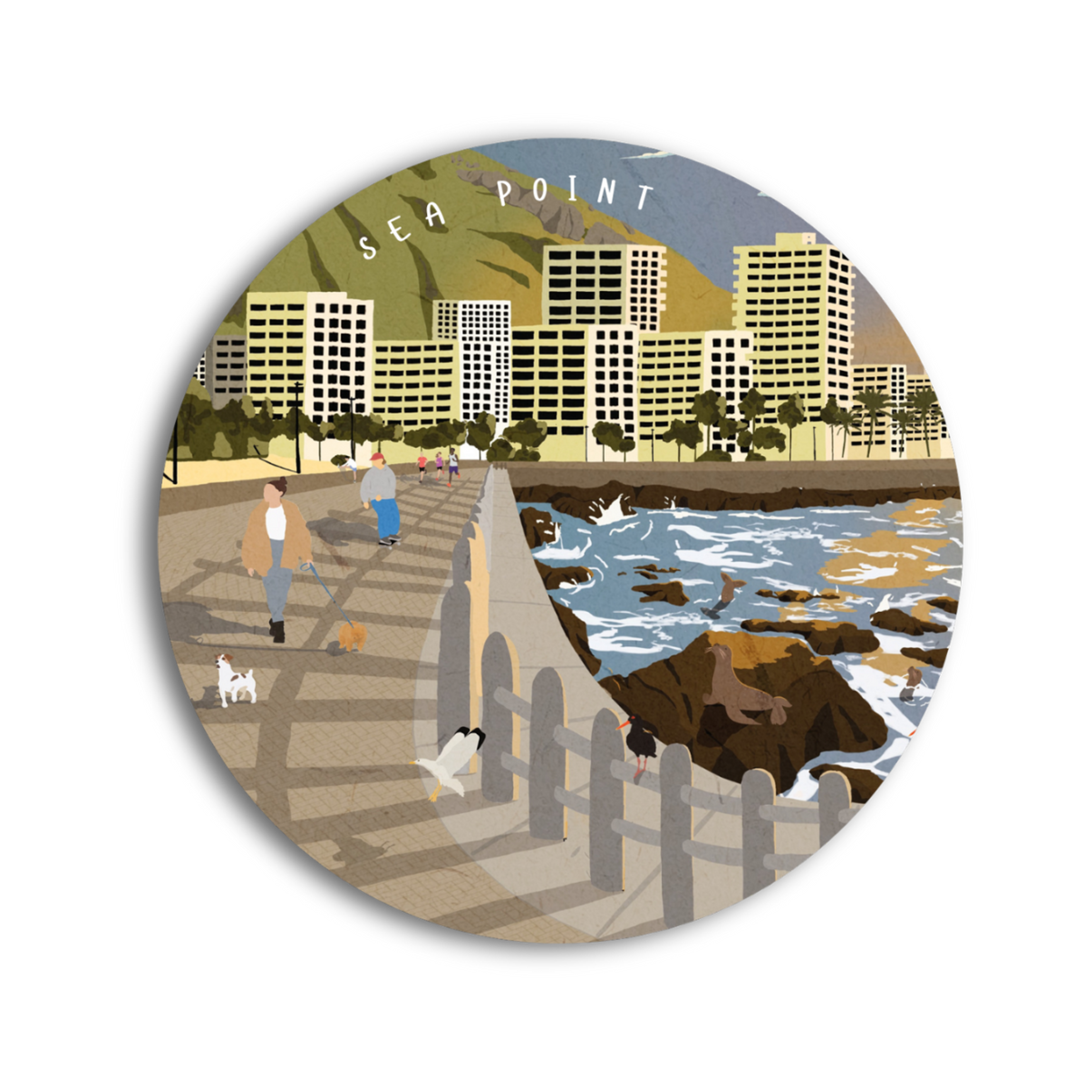 Sea Point Travel Poster — view 3