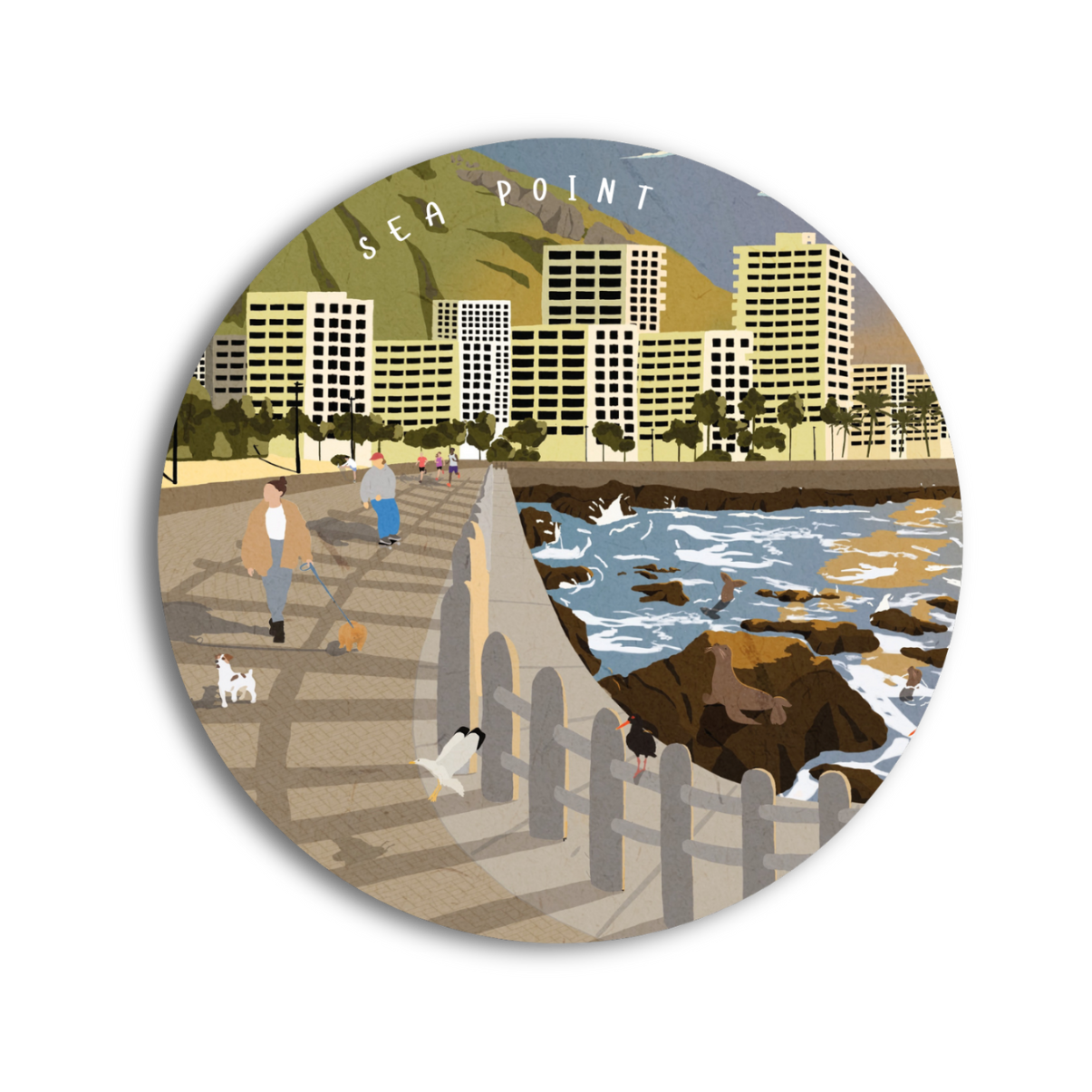 Sea Point Travel Poster — view 3