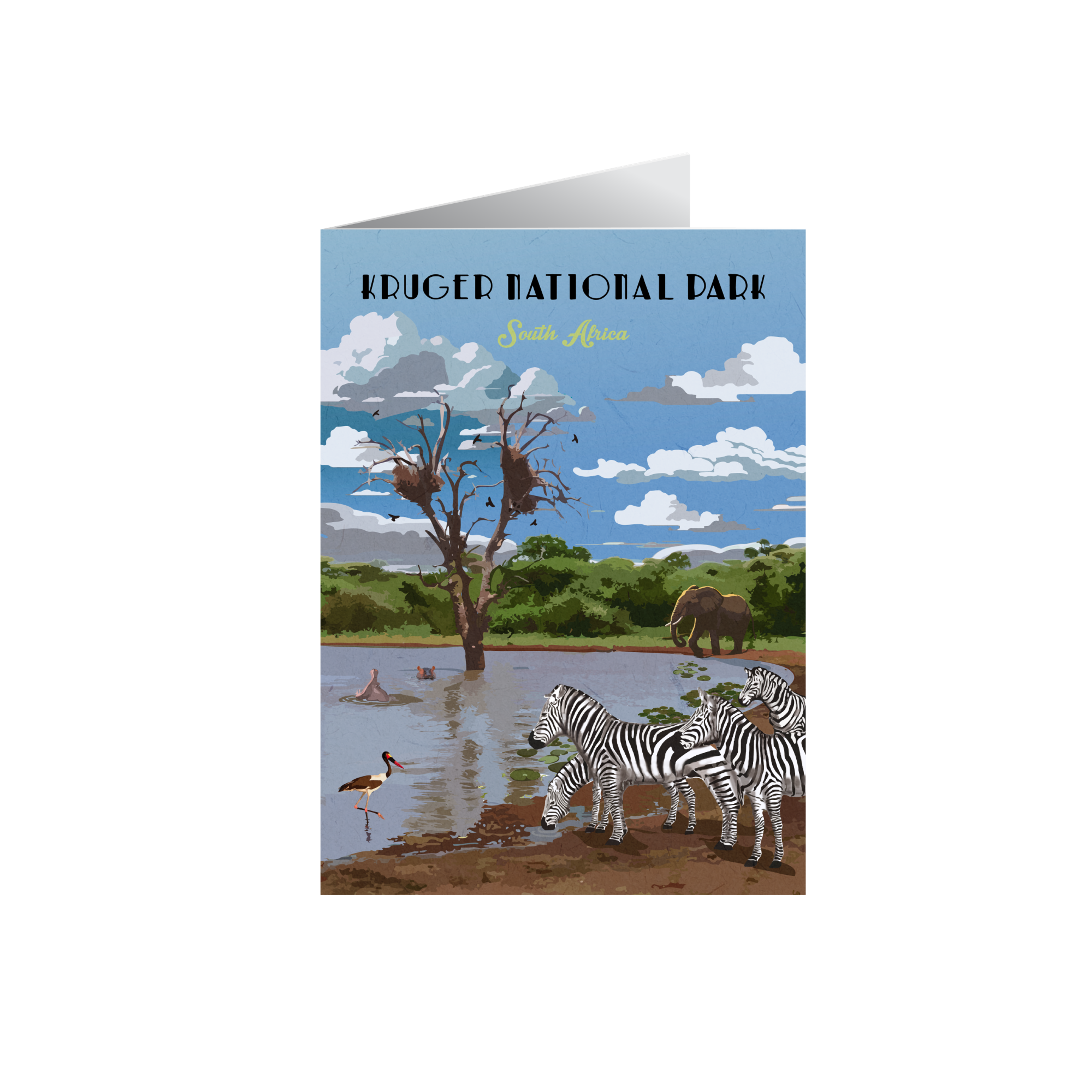 Kruger National Park Travel Poster — view 2