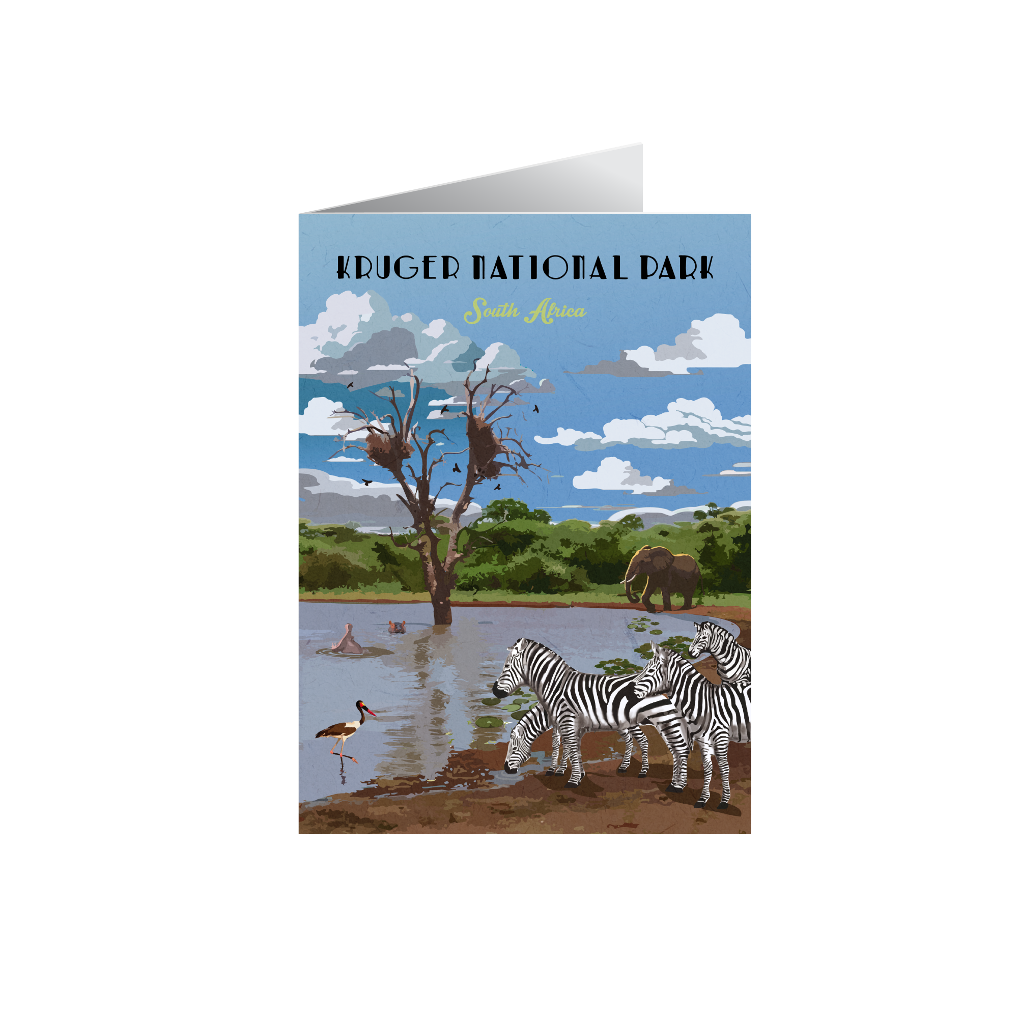 Kruger National Park Travel Poster — view 2