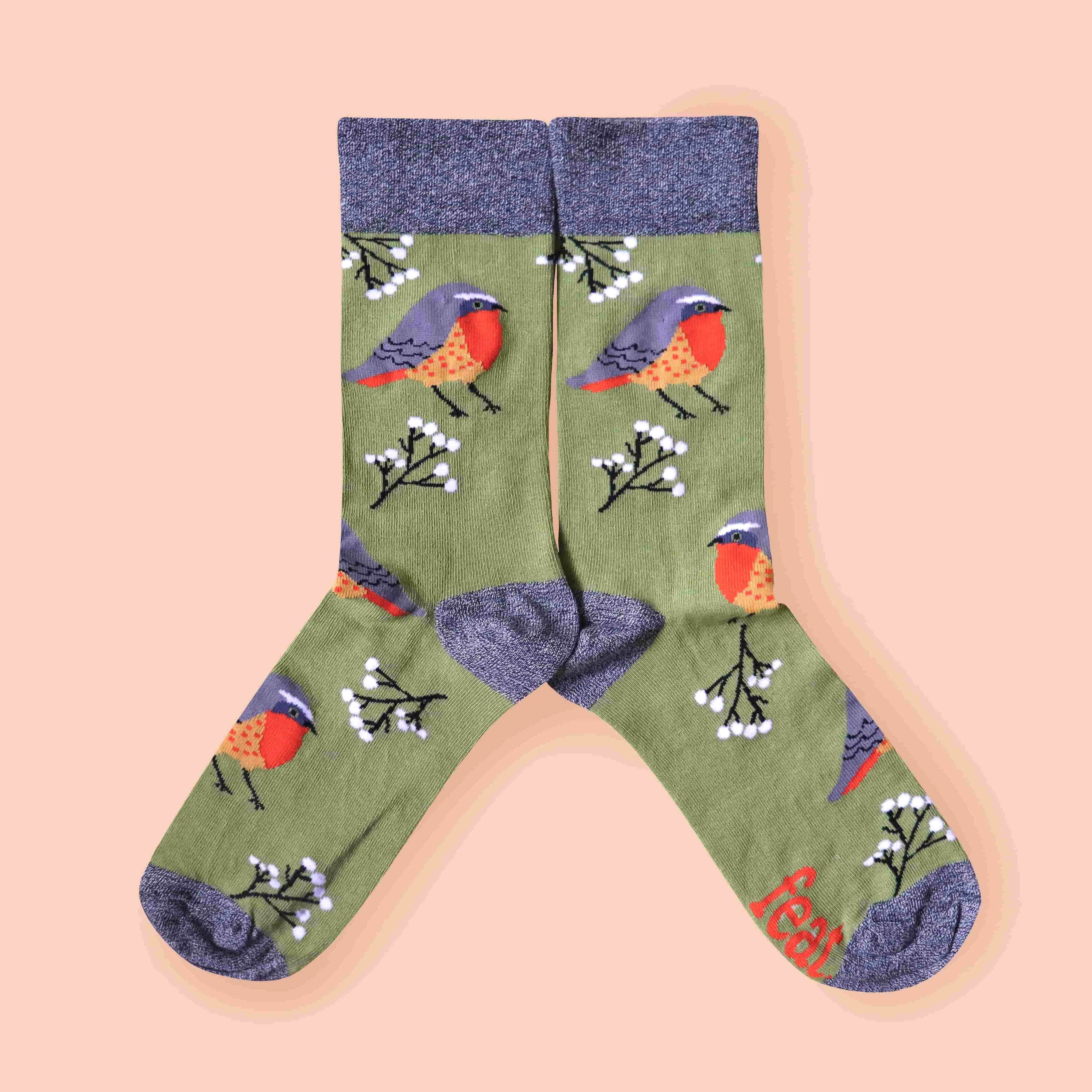 Cape Robin-Chat Socks — view 4