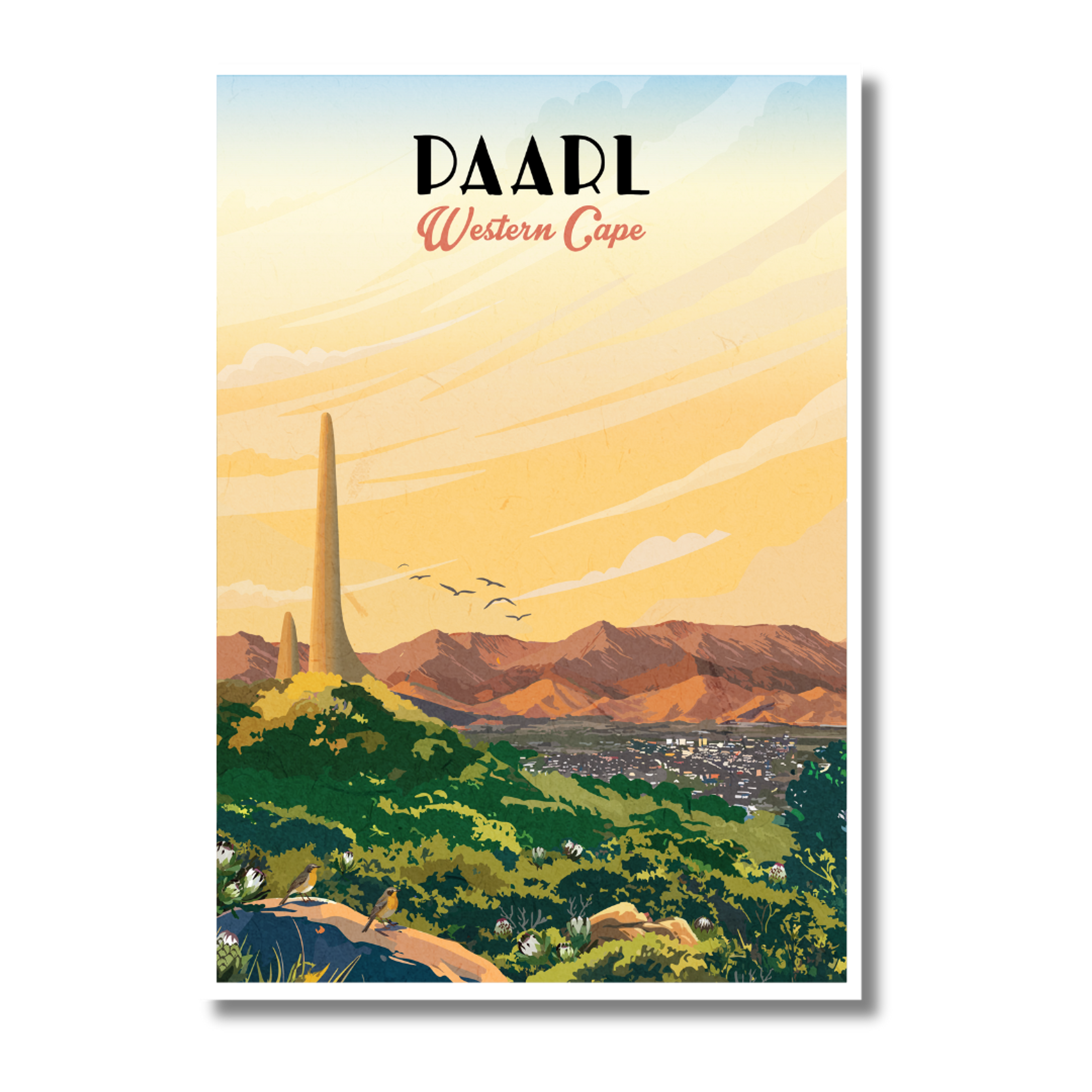 Paarl Travel Poster — view 1