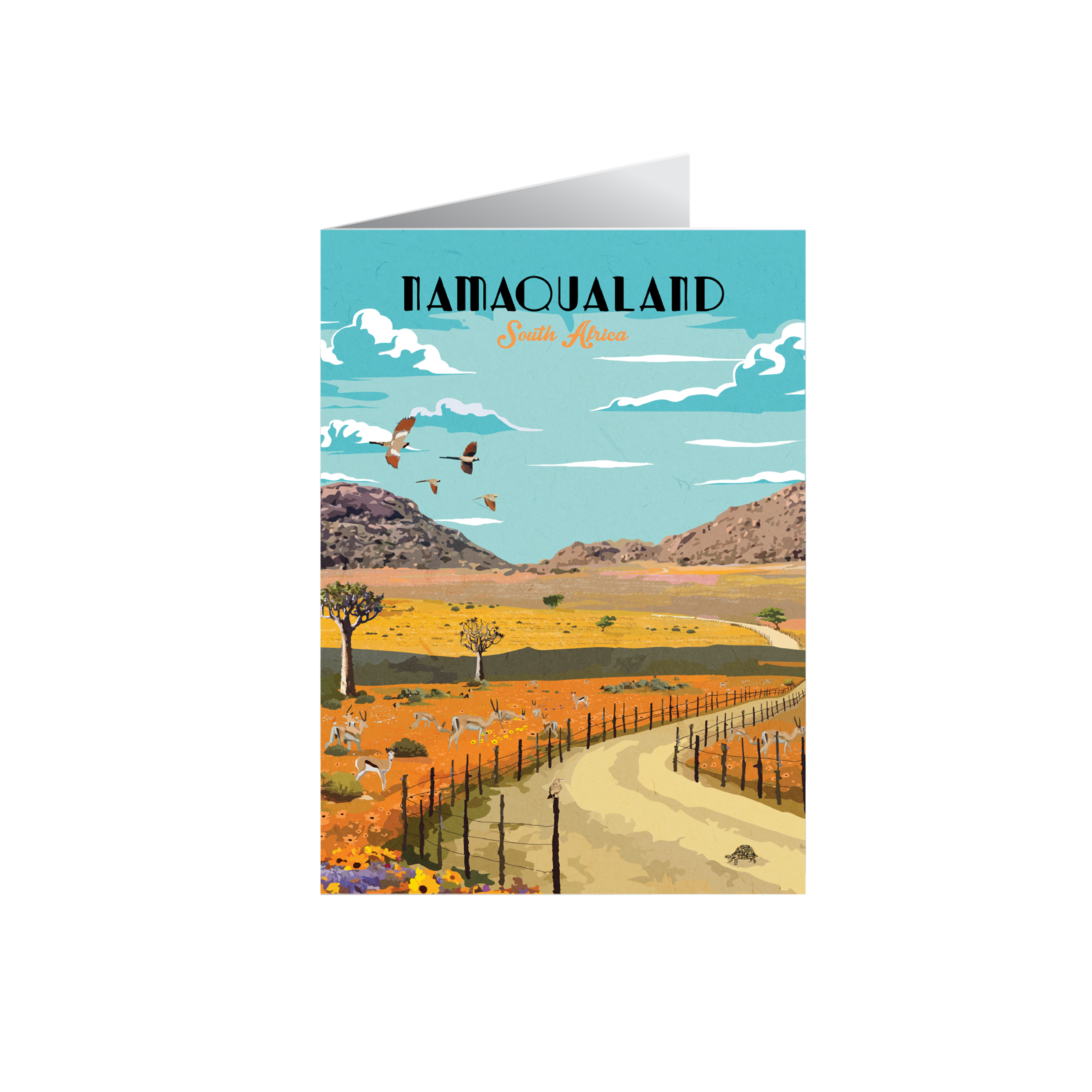 Namaqualand Travel Poster — view 2