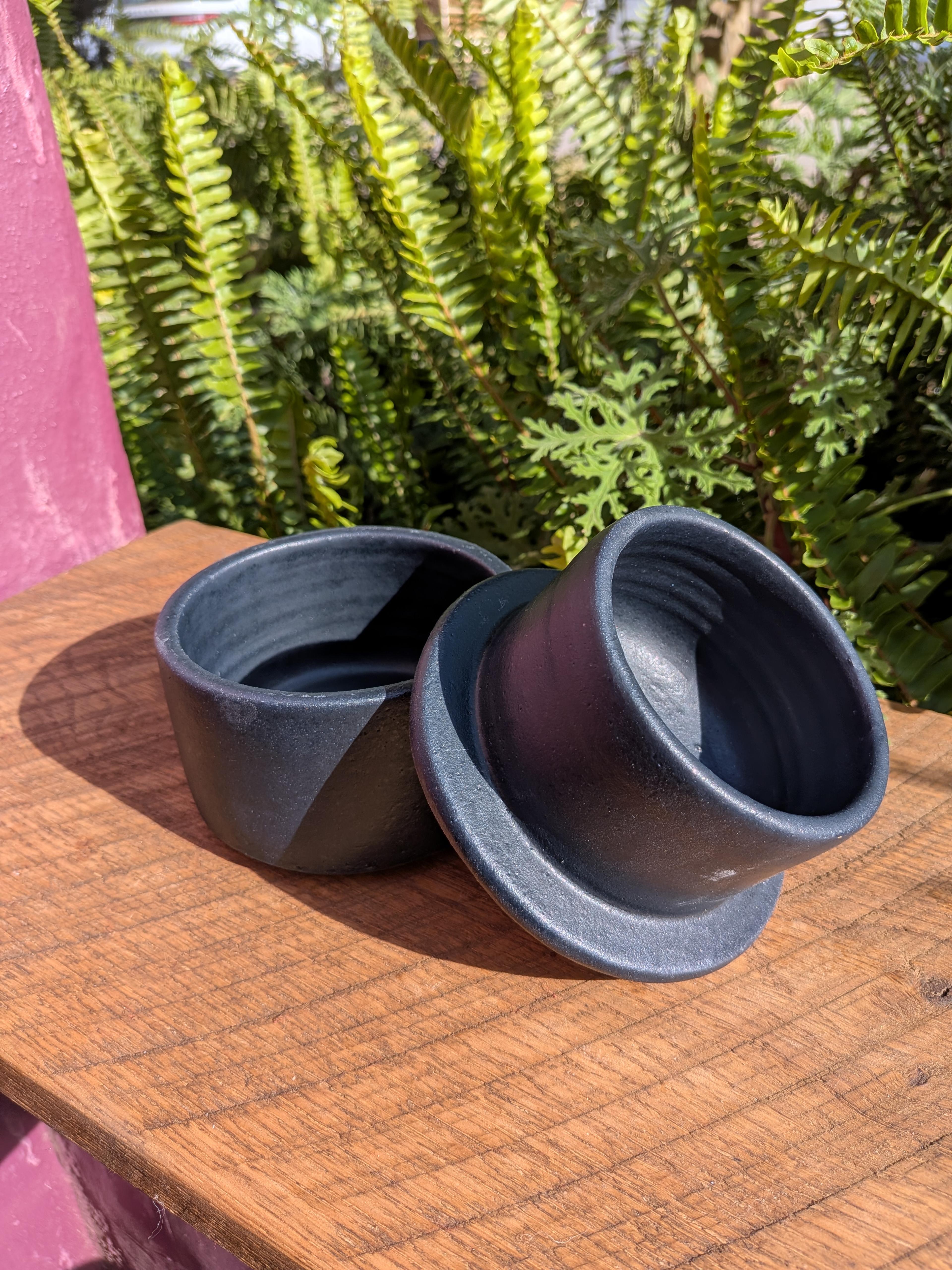 Stoneware French Butter Dish