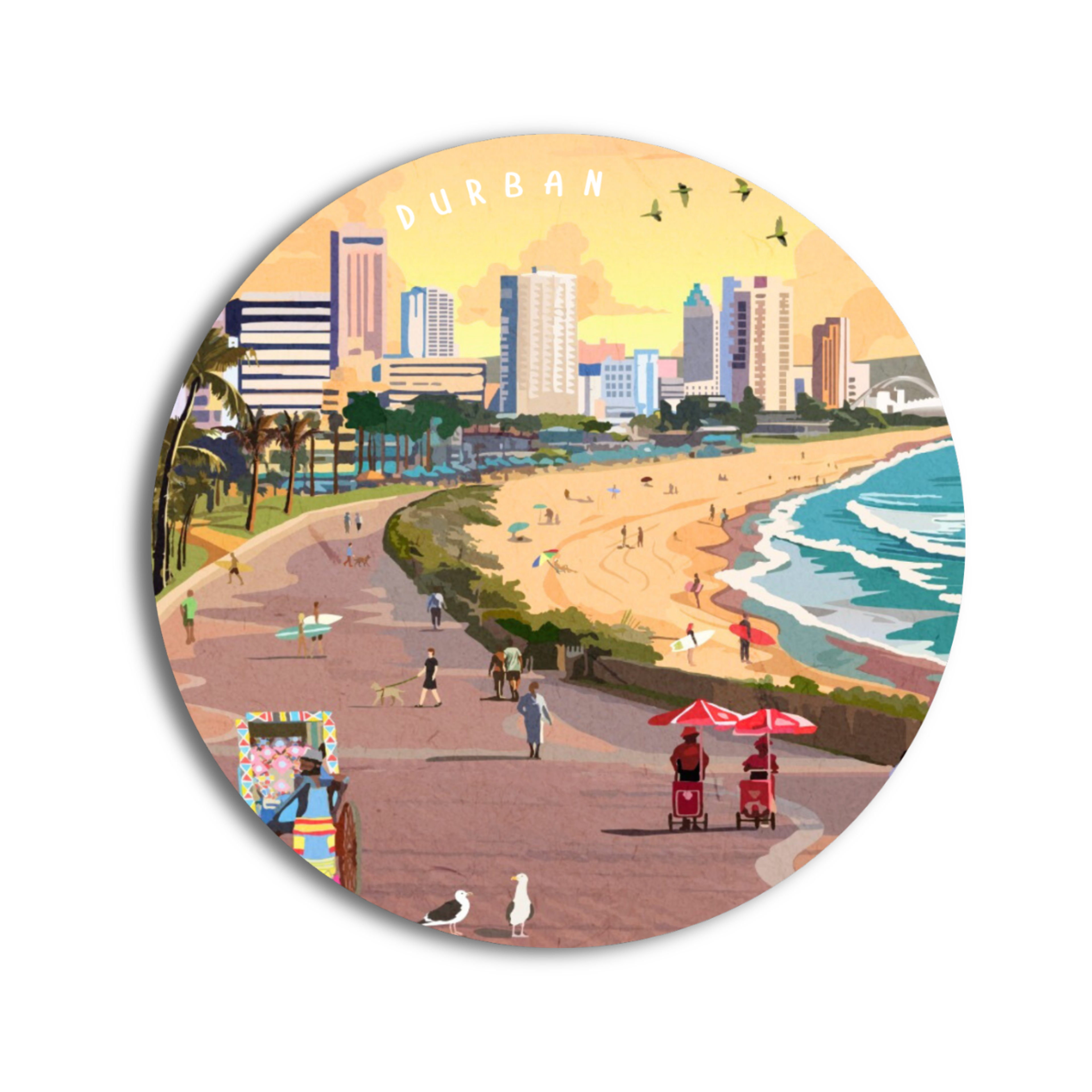 Durban Travel Poster — view 3