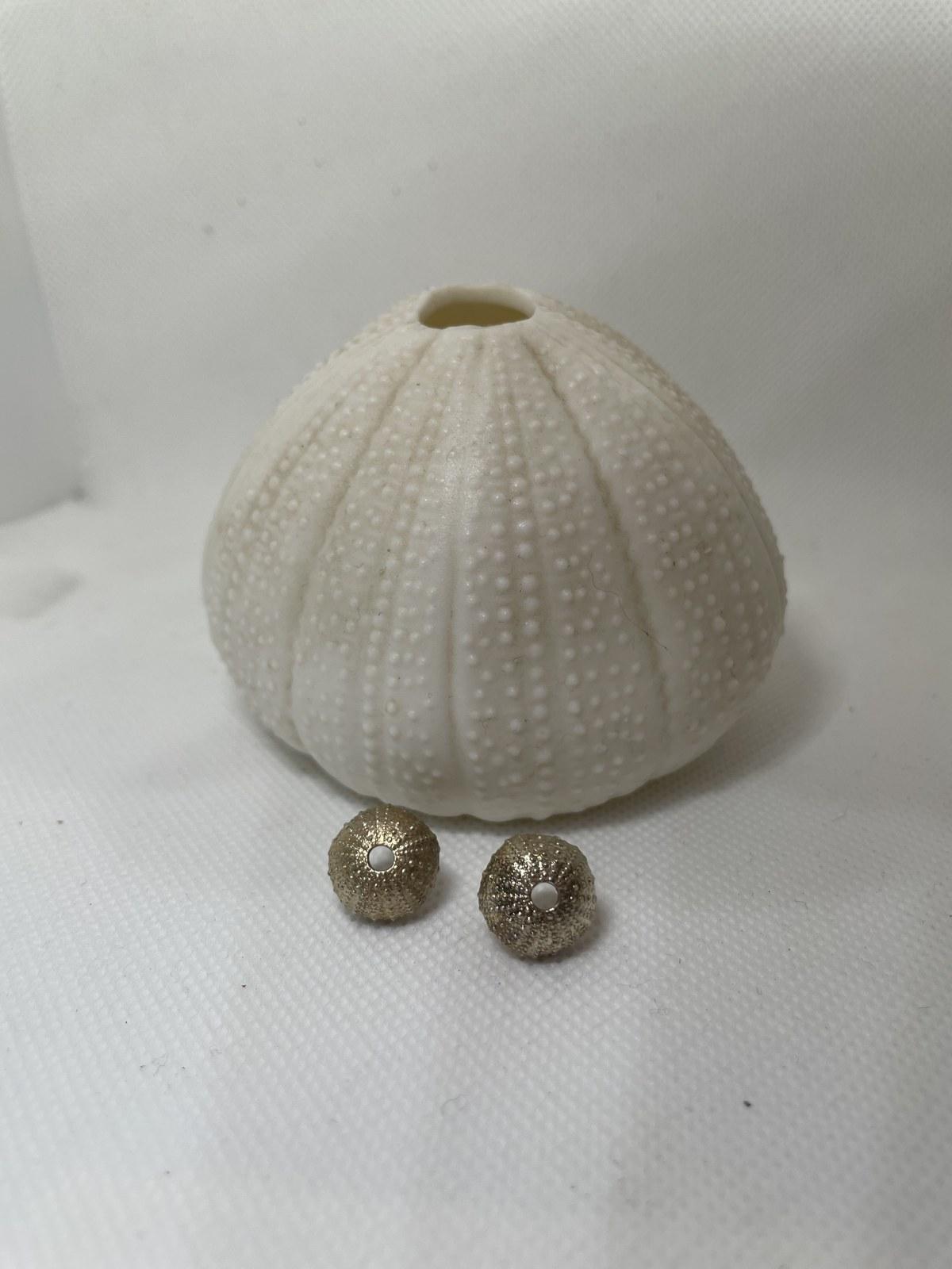 Sea Urchin Textured Stud Earrings