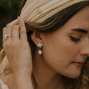 Kinkel Jewelry - Calico Pearl Studs