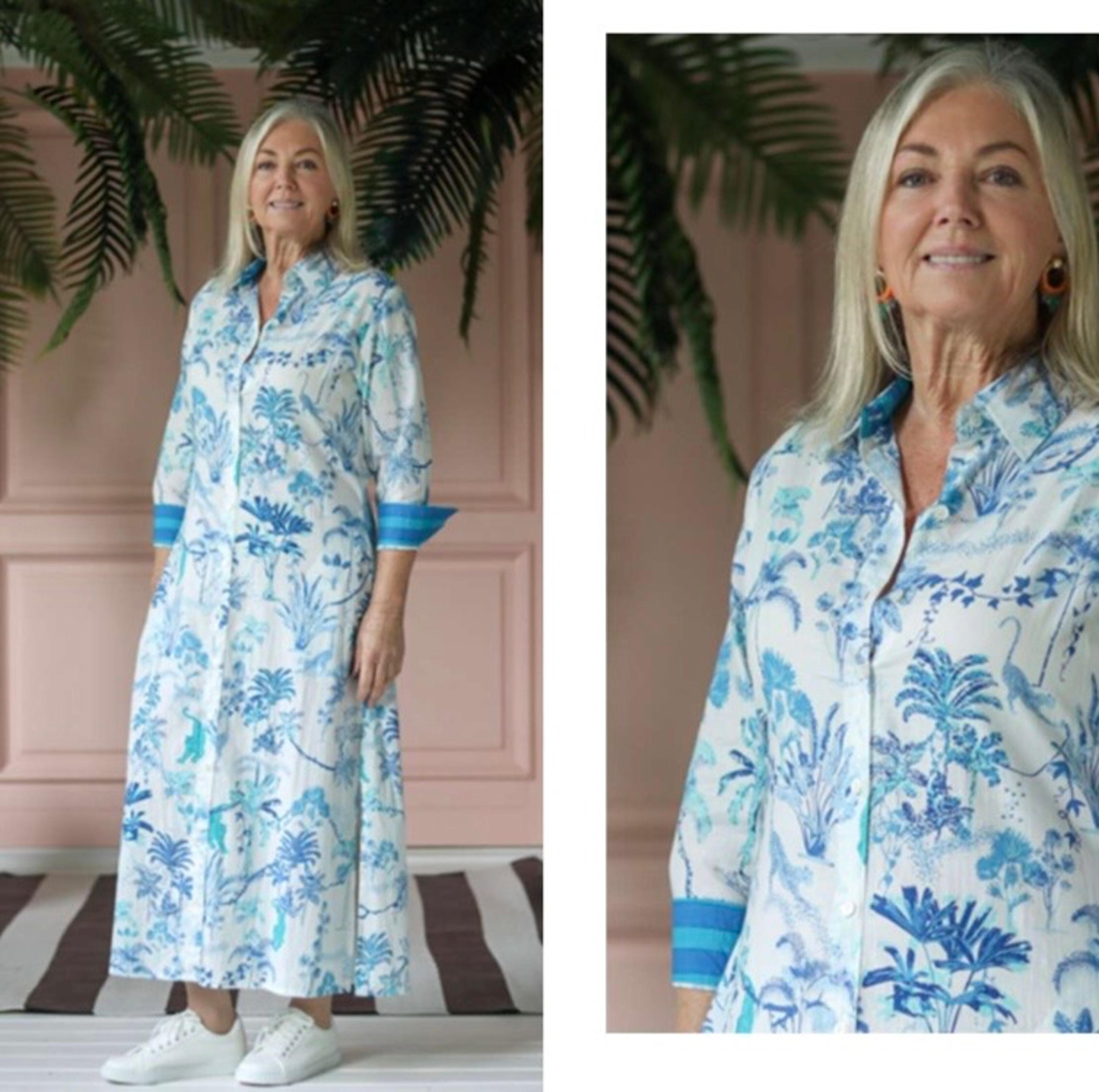 Danica Shirt Dress Blue